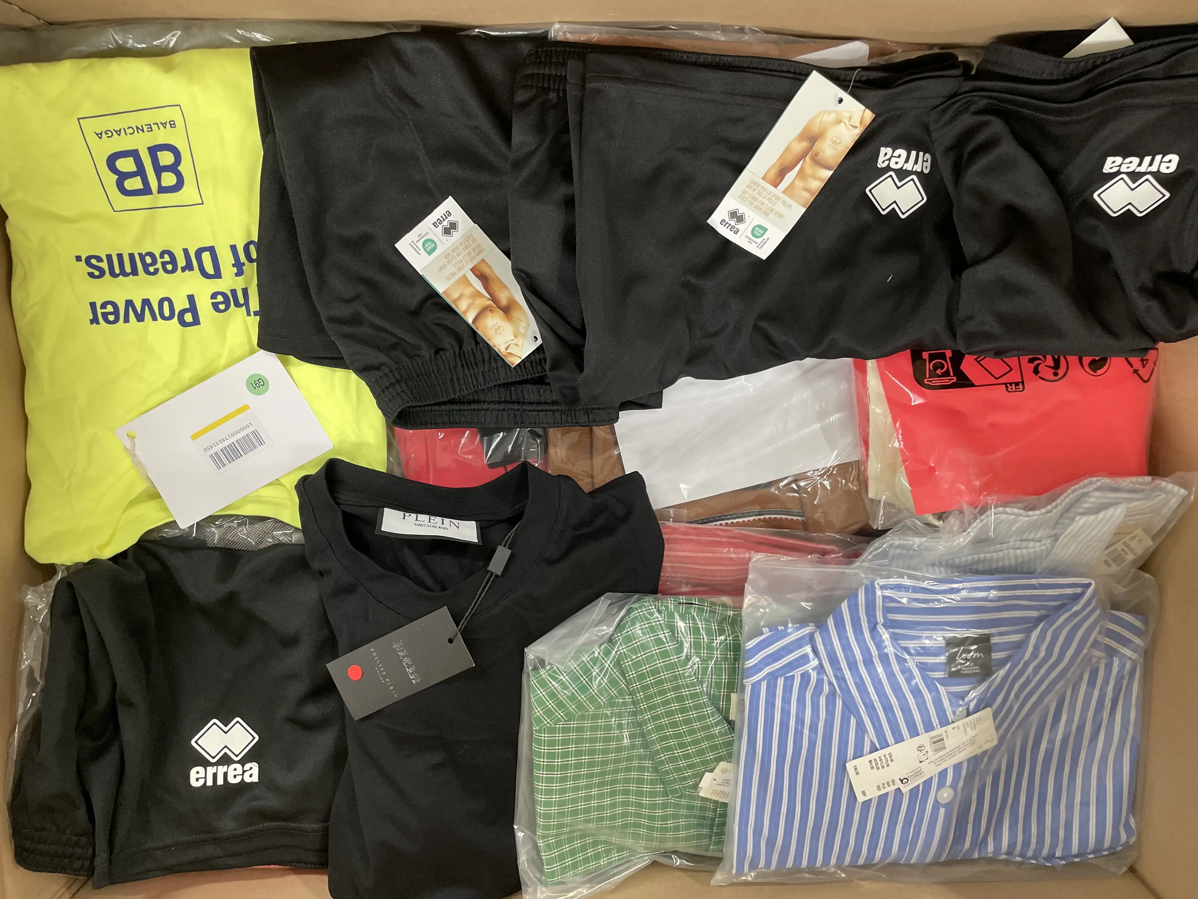 Errea Shorts & Philipp Plein Clothing and more