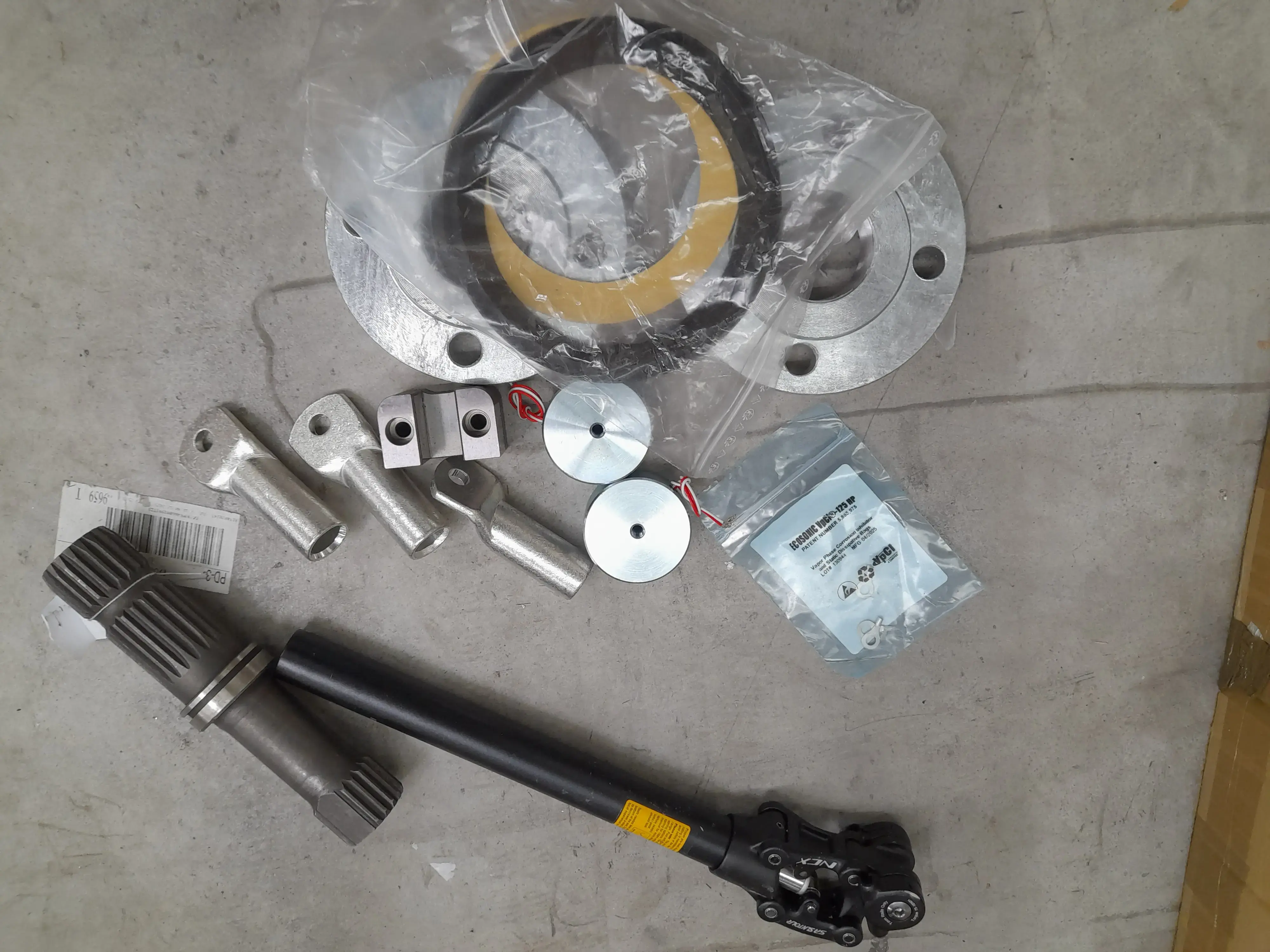 Shaft, Flanges, Connectors, Seals, Metal Discs and more