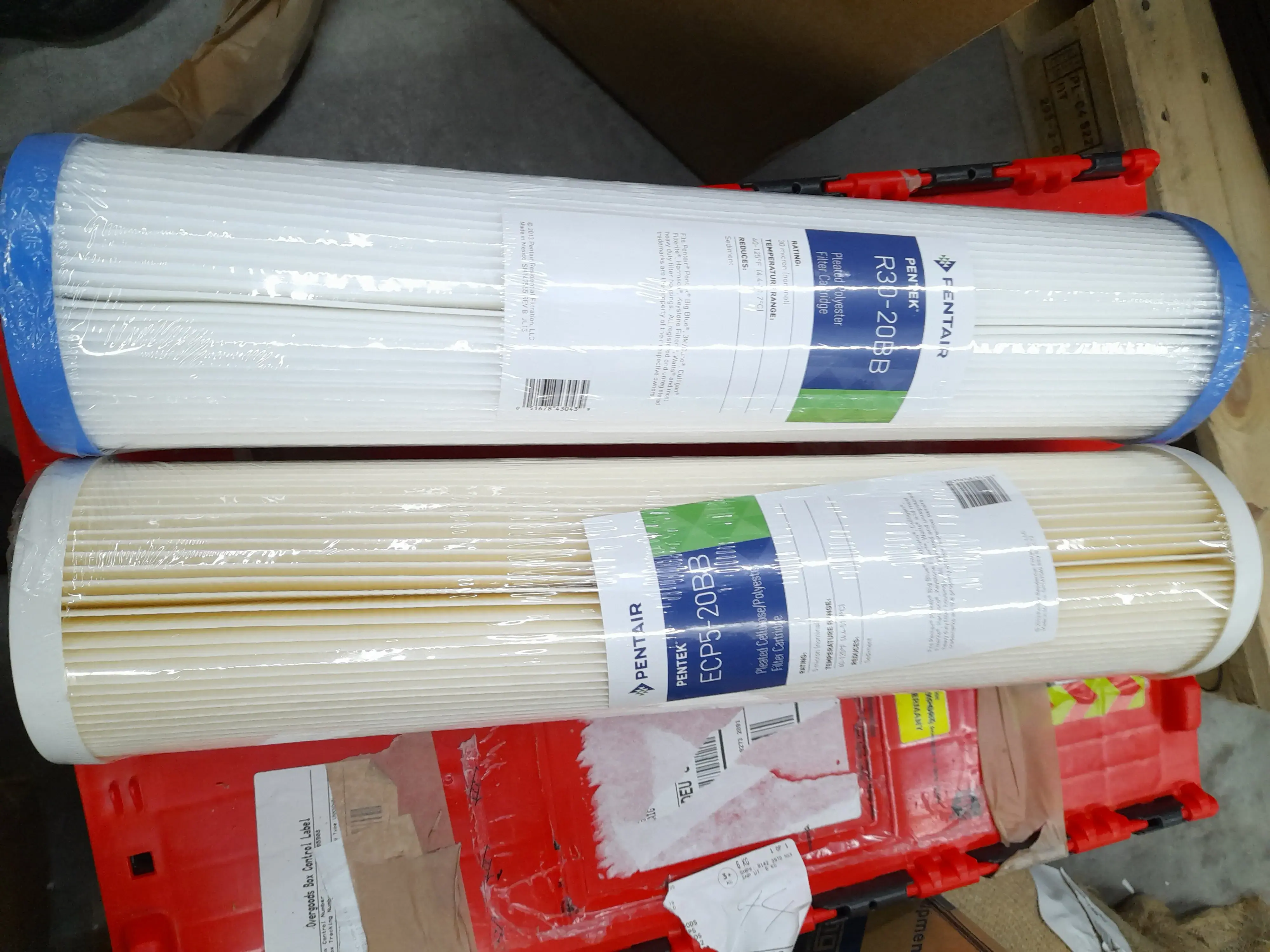 8x Pentair Filterkartuschen