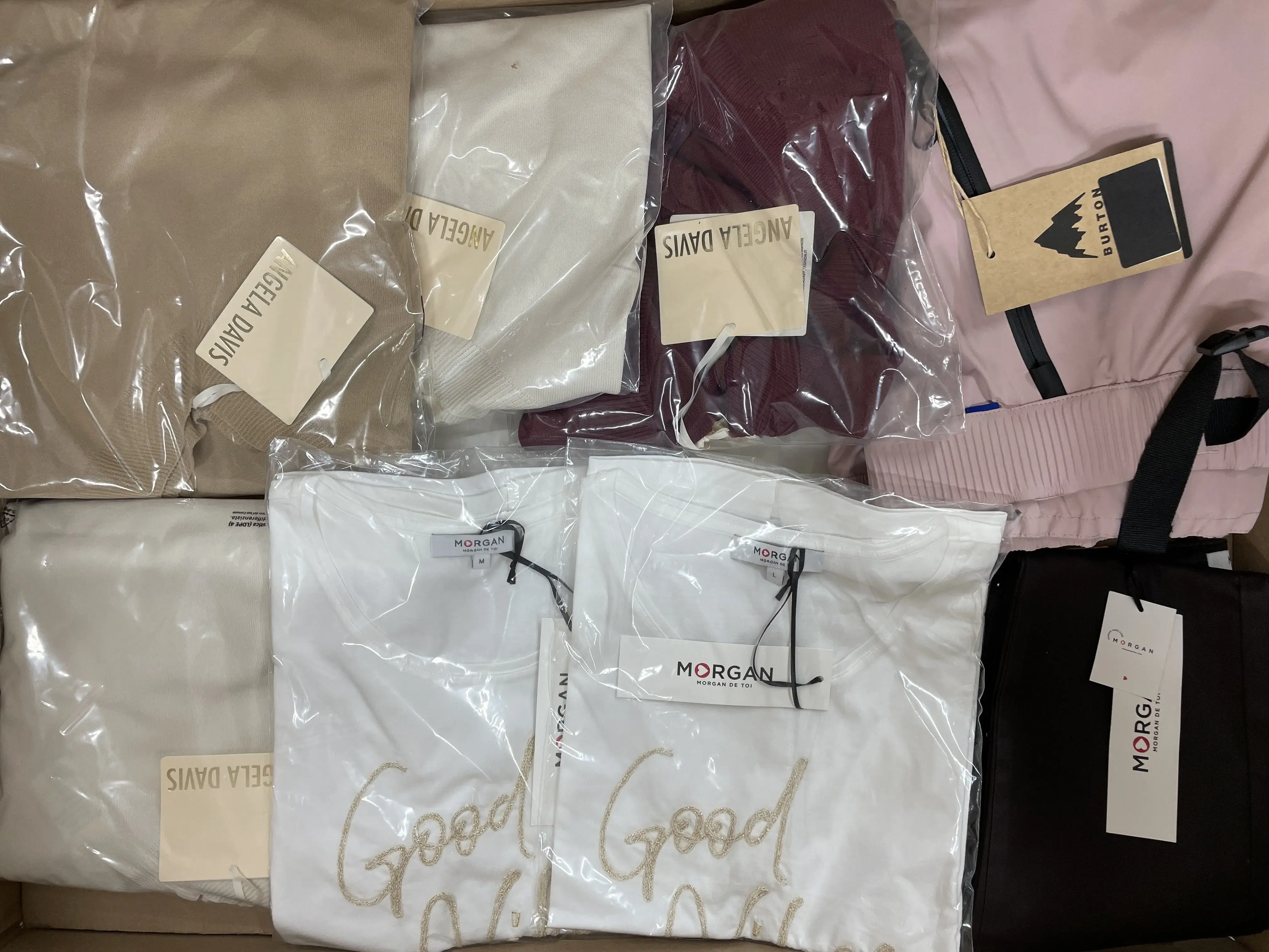 Burton Pants, Morgan Shirt, Angela Davis Sweater and more