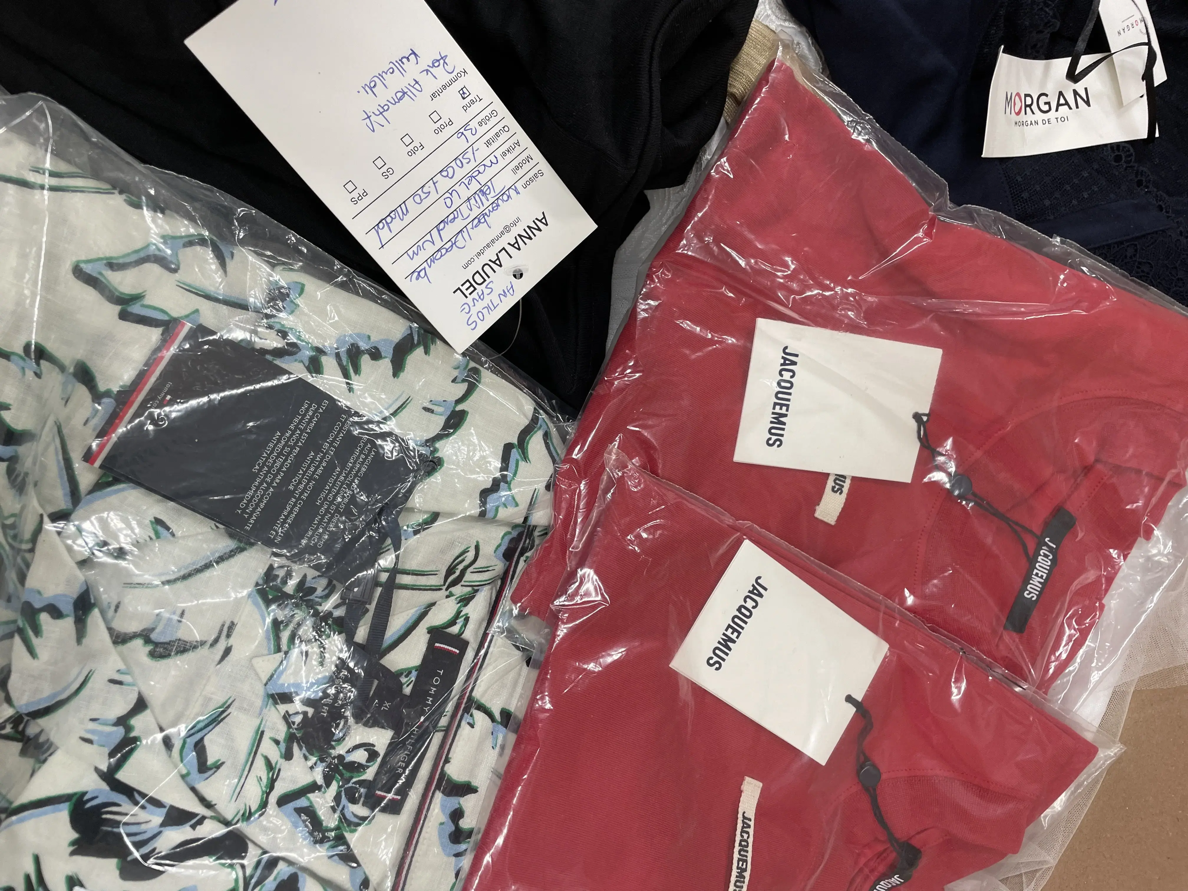 Jacquemus, Morgan, Tommy Hilfiger Clothing and more