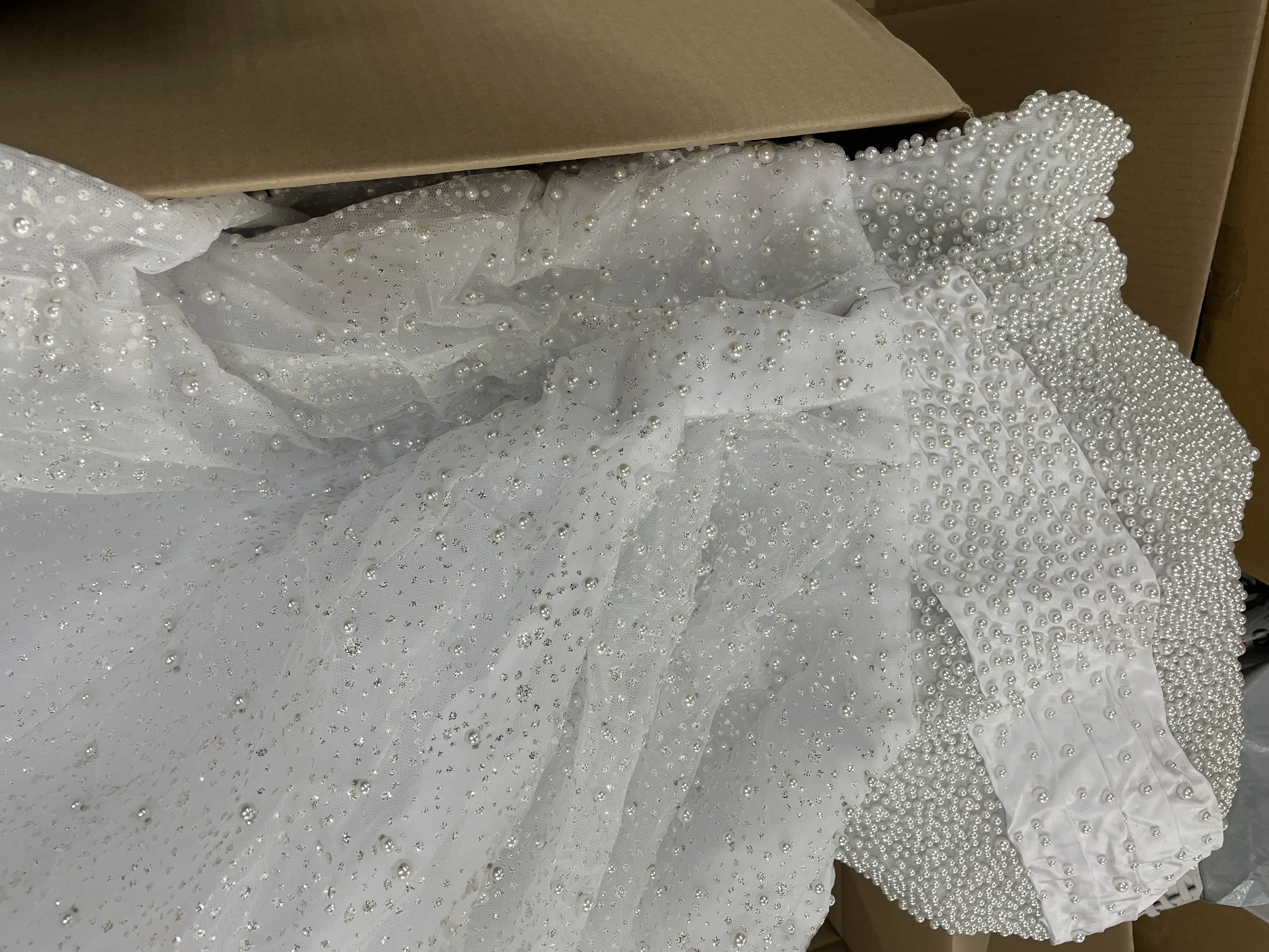 2x White Pearl Dresses