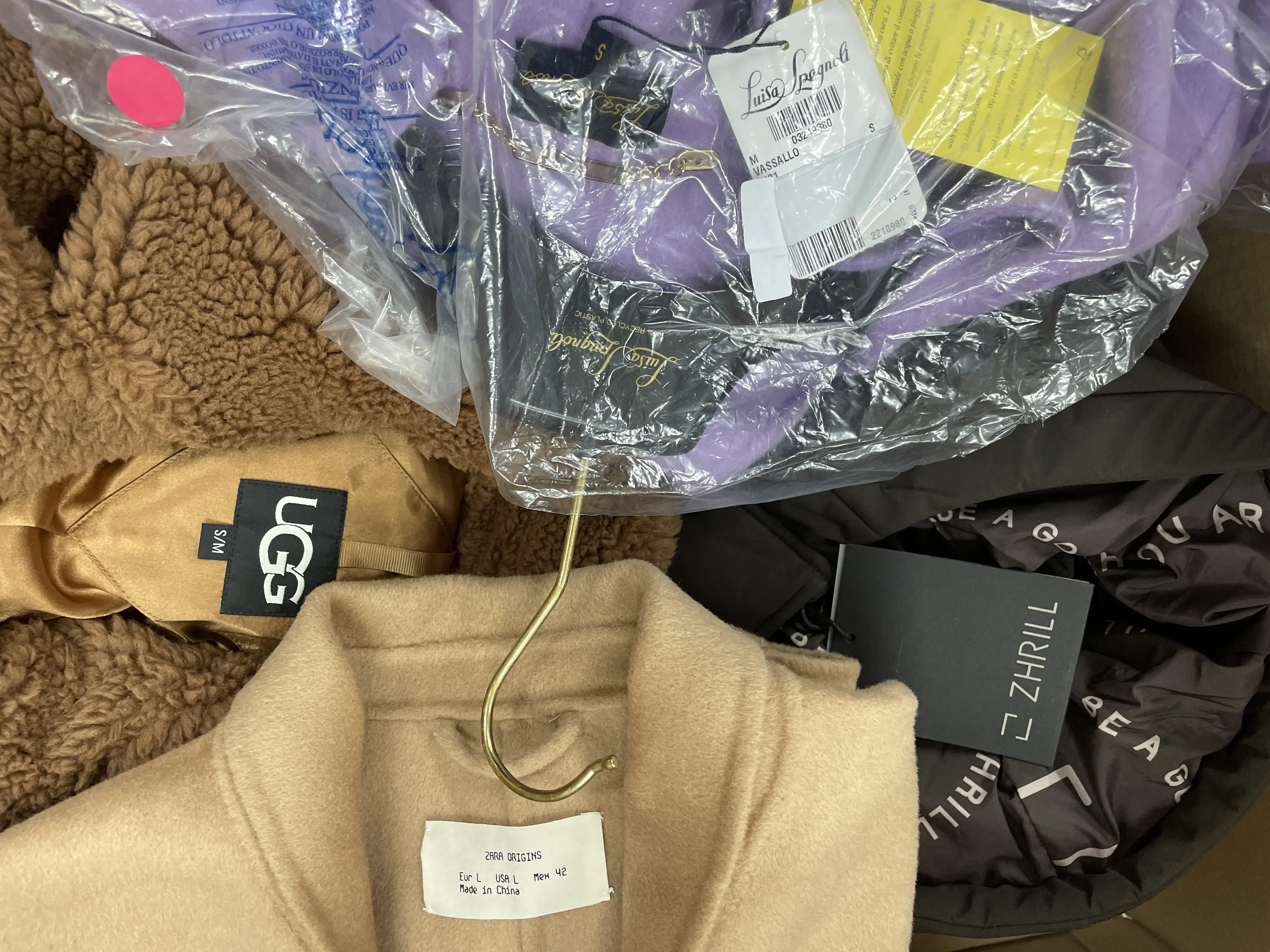 UGG, Zara Origins, Luisa Spagnoli & Zhrill Coats