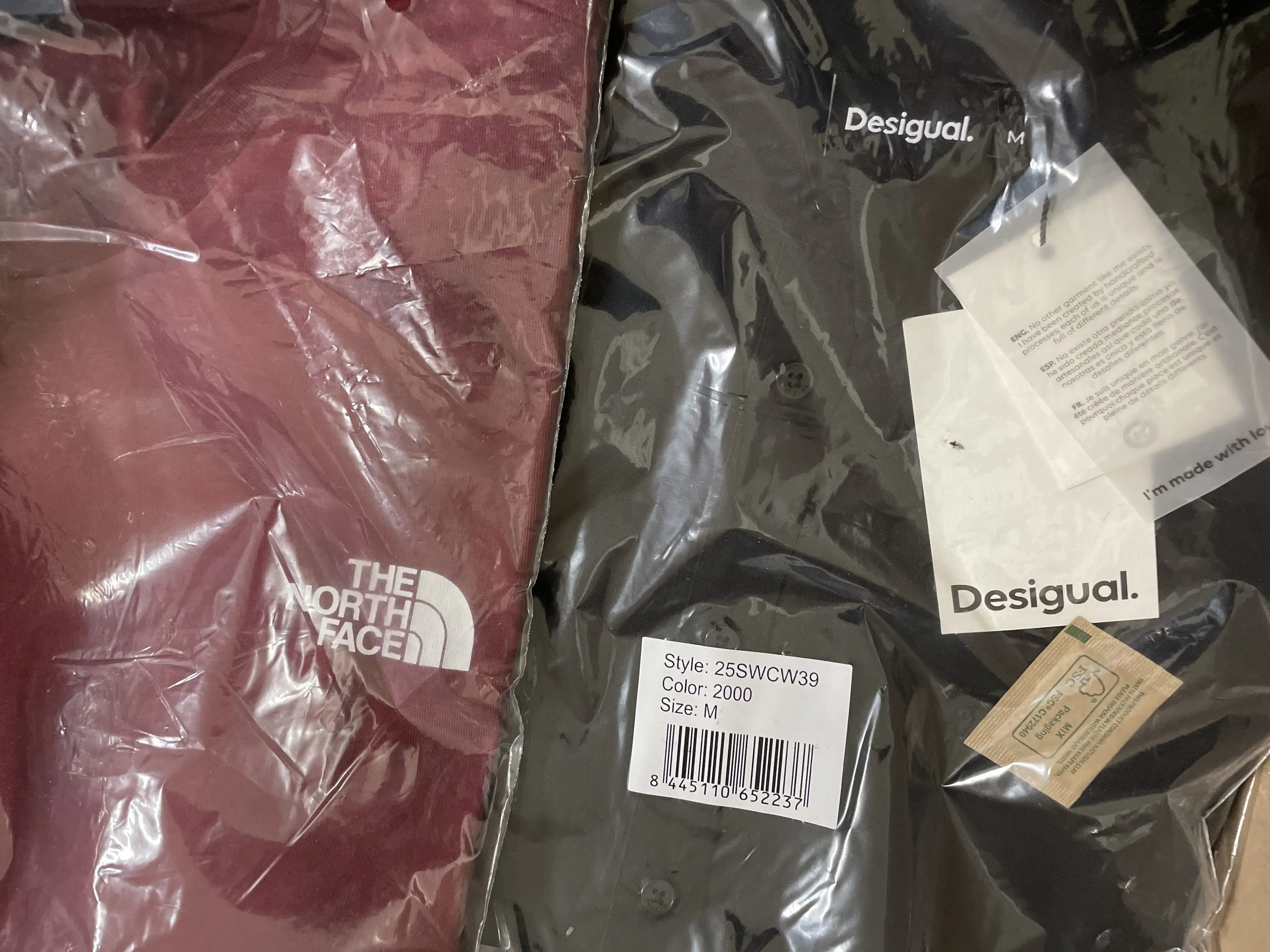 Desigual & The North Face Clothing