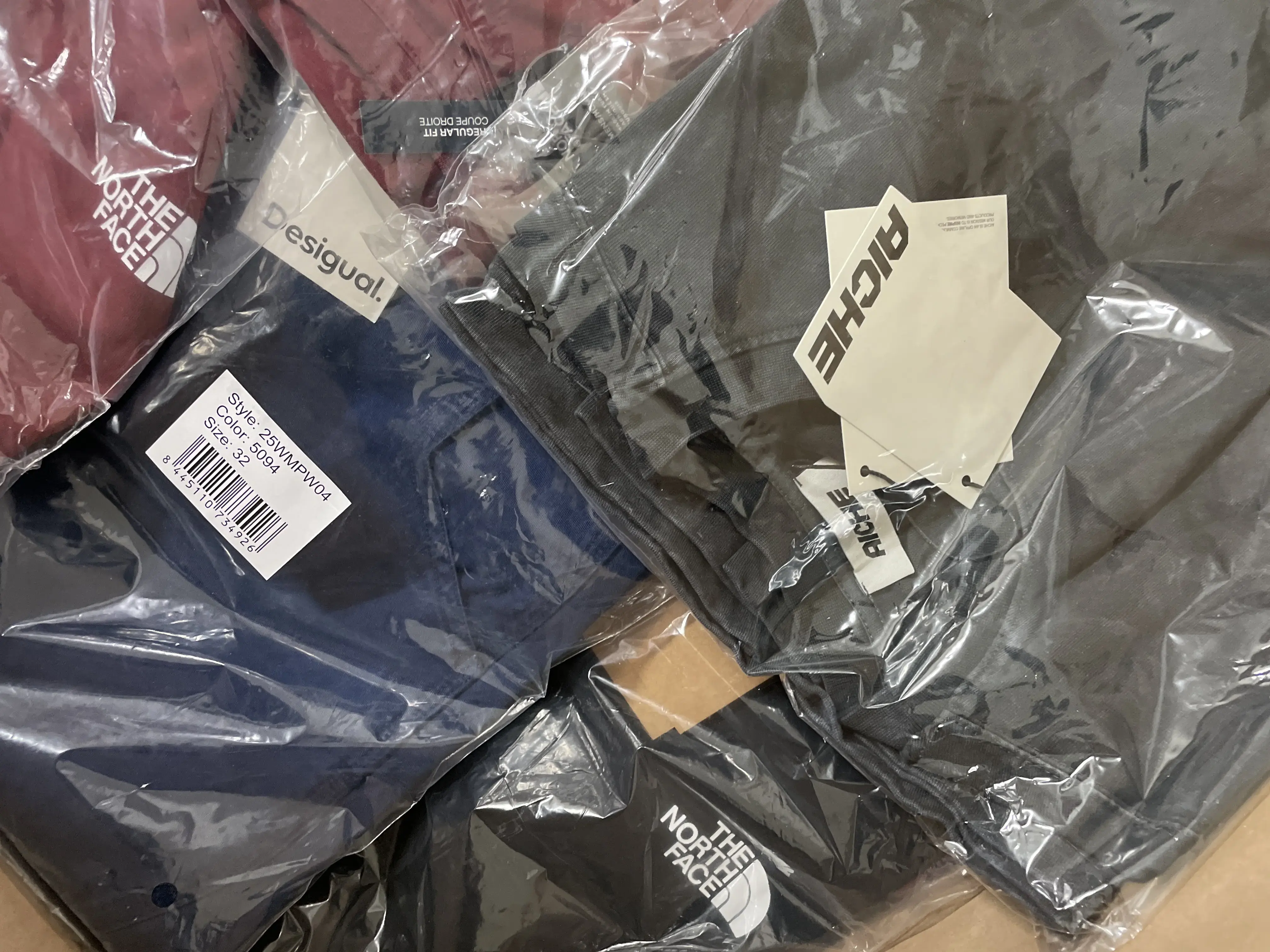 Aiche, The North Face & Desigual Clothing