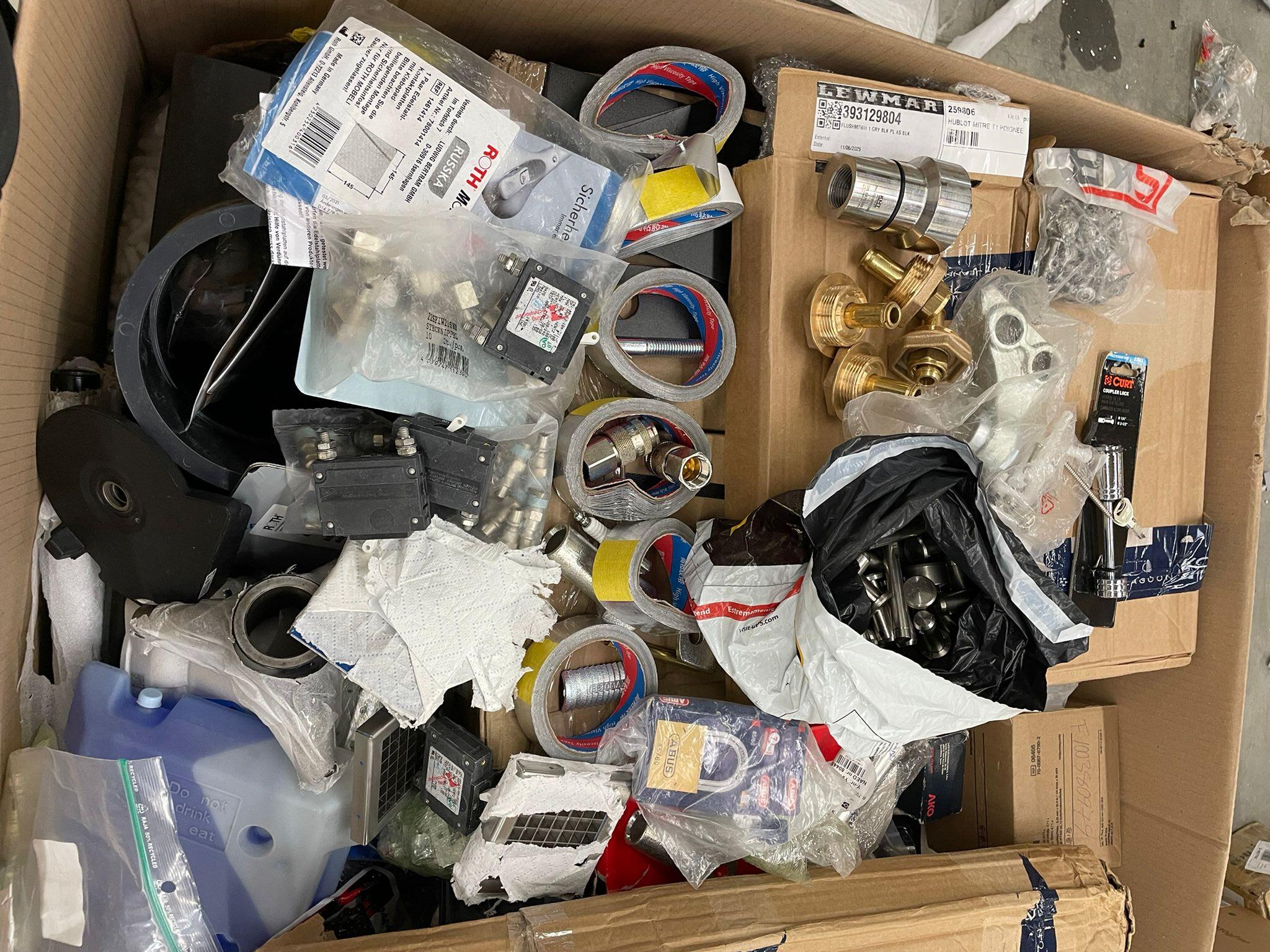 Lewmar Shaft Kit, Lock, Screws, Fittings, Tape Rolls and more