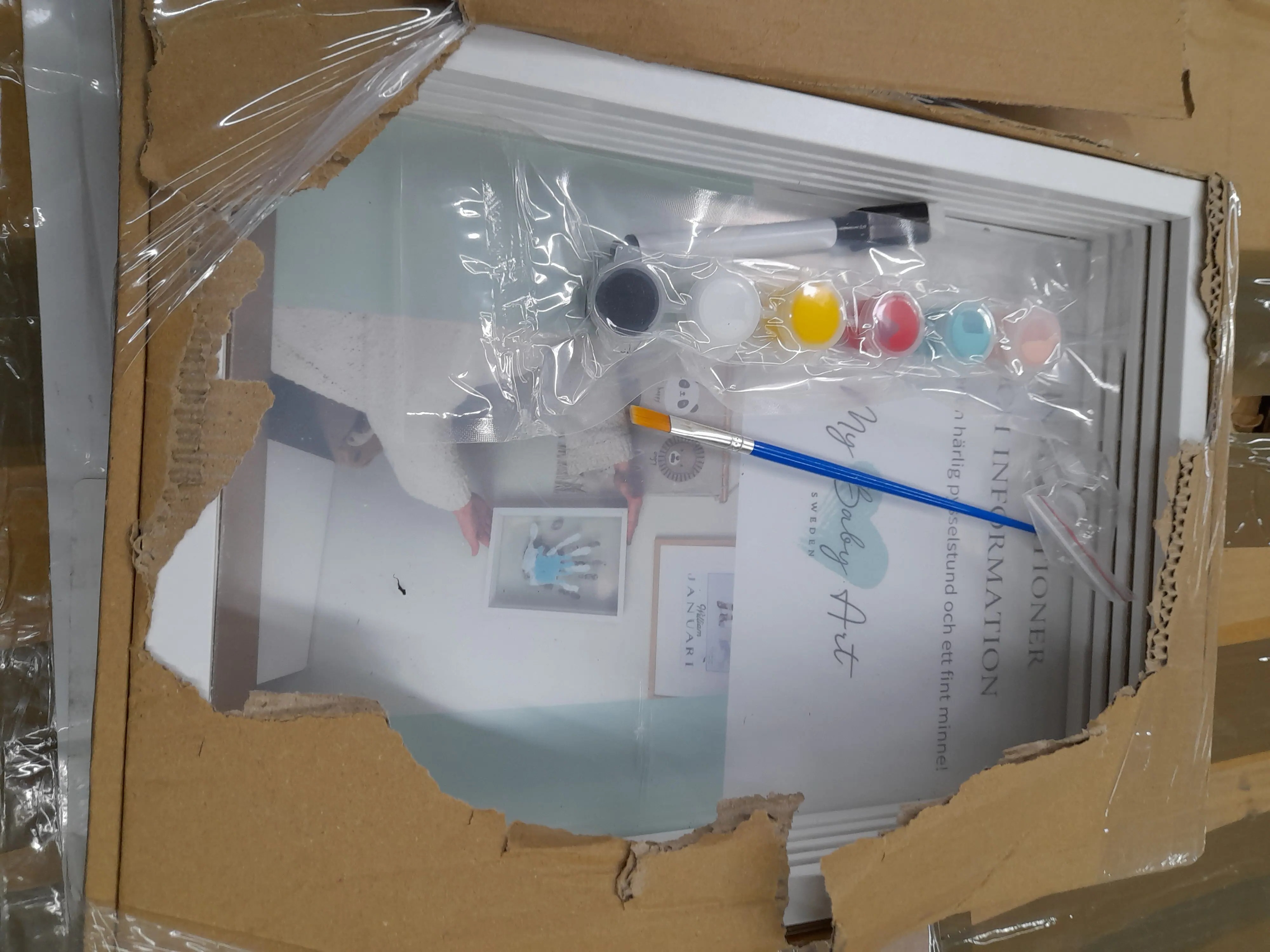 4x Mein Baby-Kunst-Handabdruck-Set