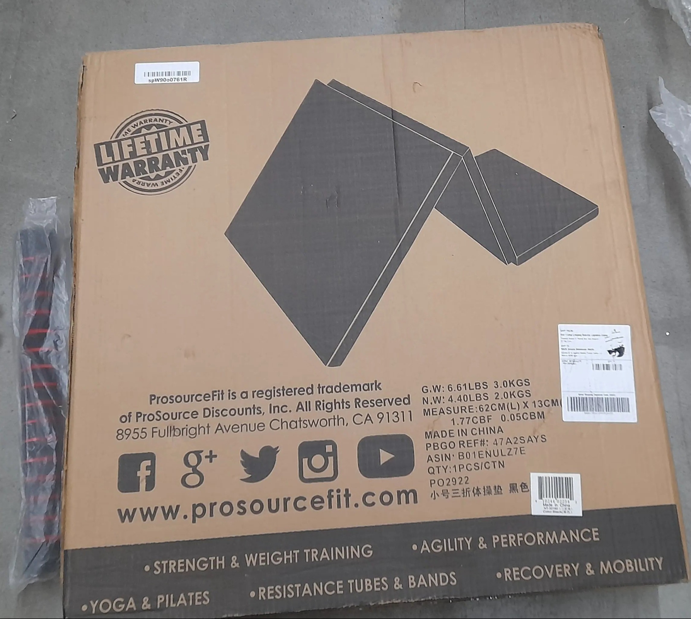 Prosourcefit Gymnastikmatte