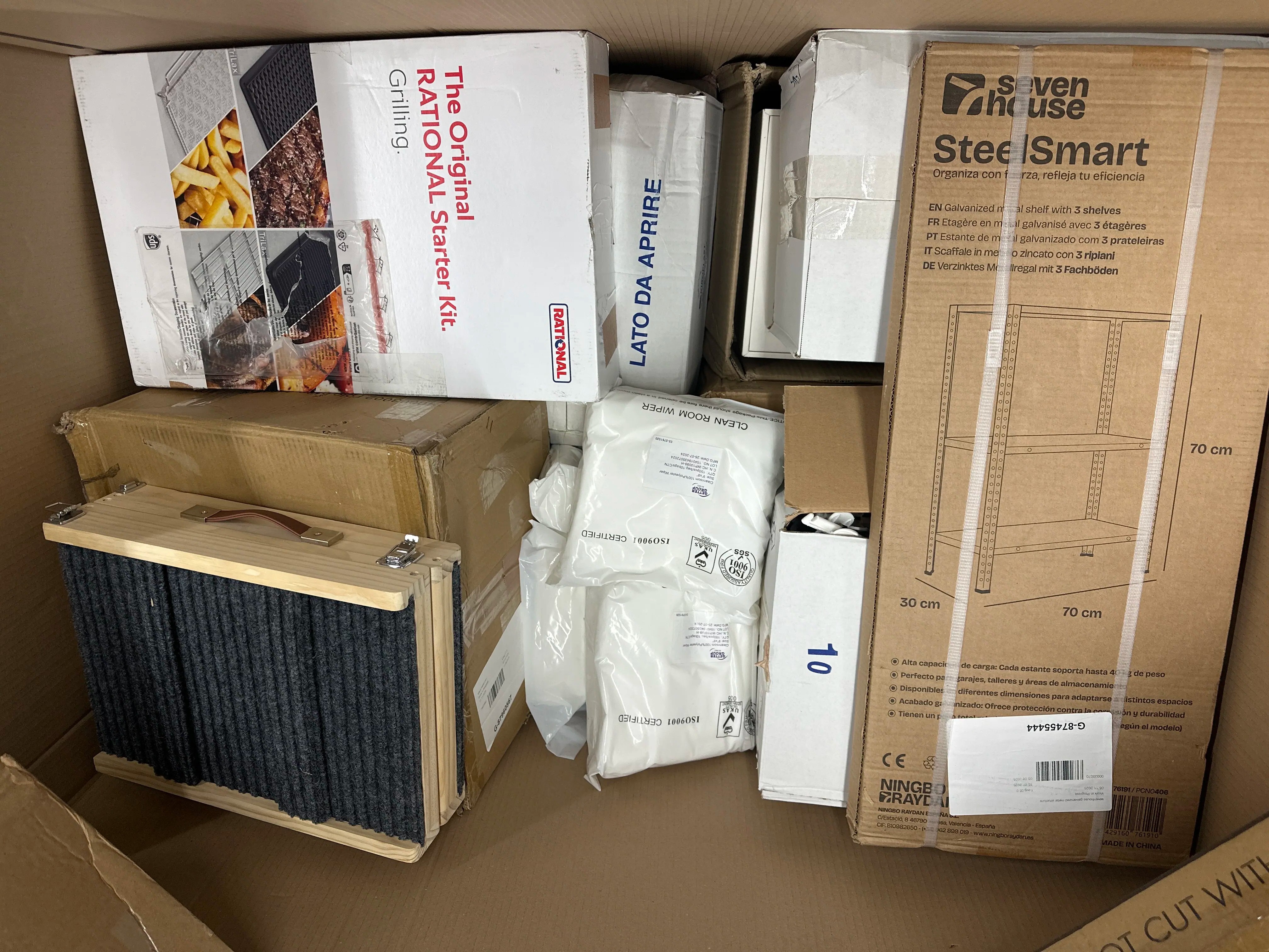 Hausregal, Rational Grillset und mehr