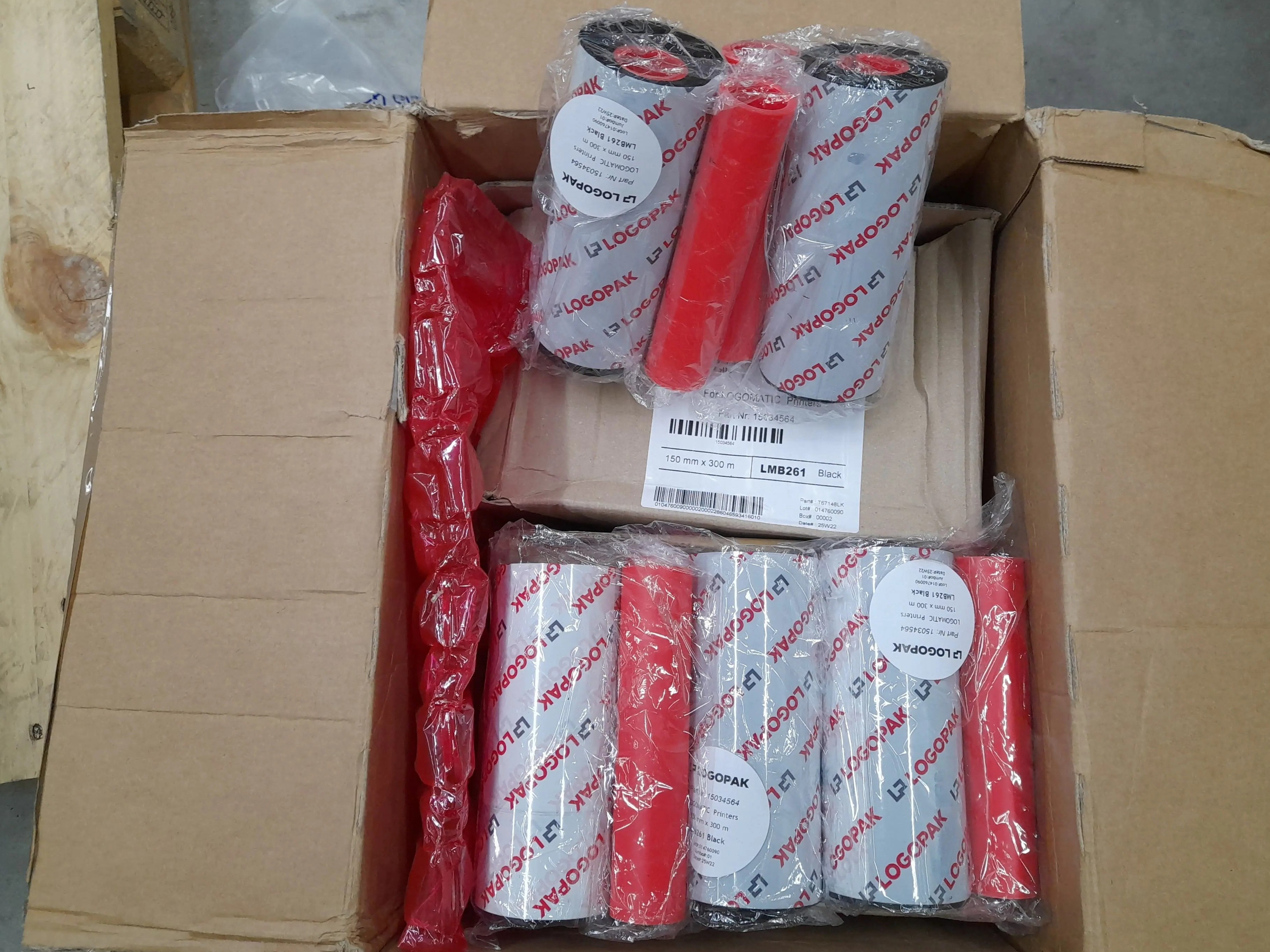 25x Logopak-Etiketten