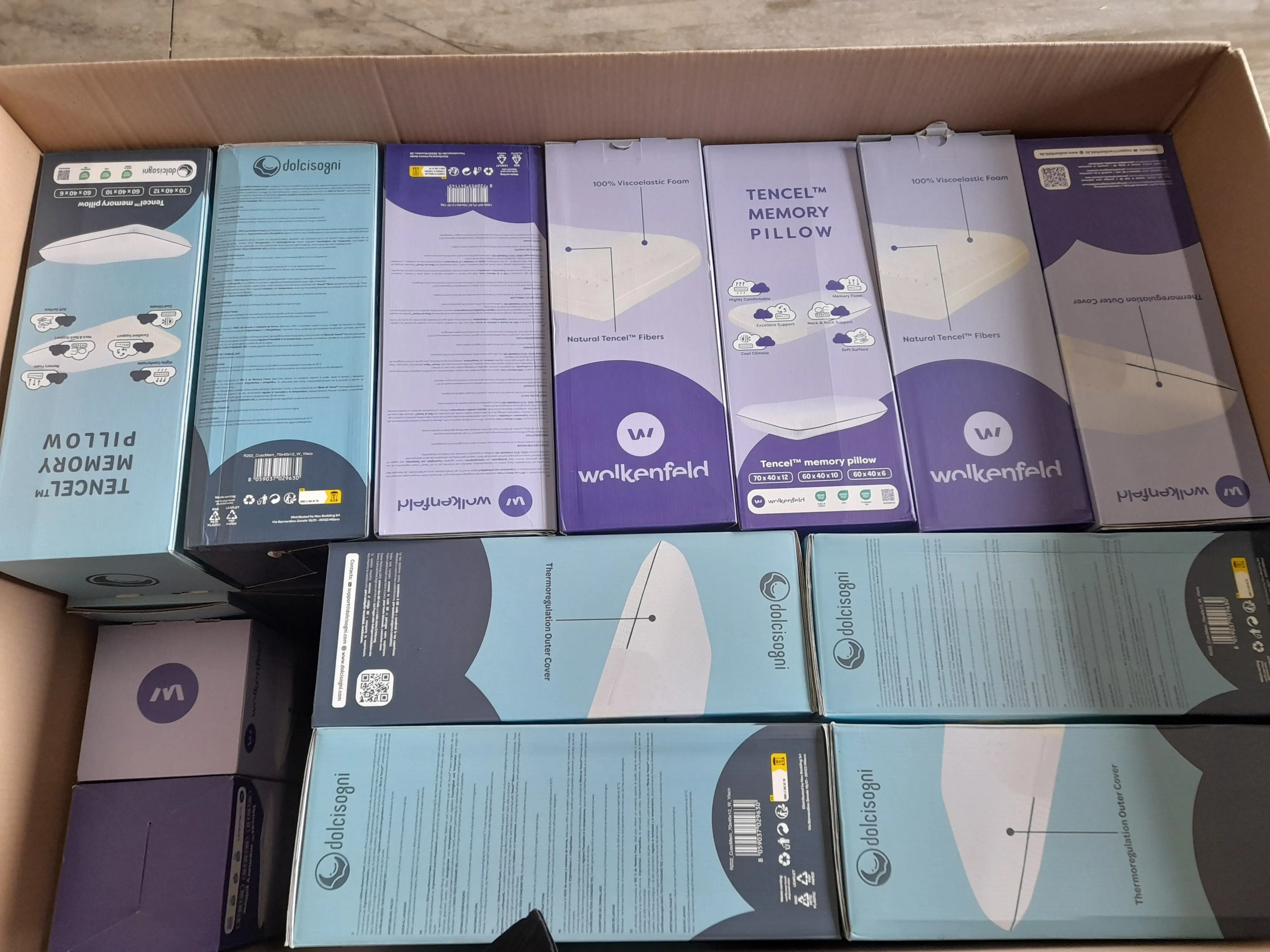 11x (Walkenfeld, Dolcisogni & Tencel Pillows)