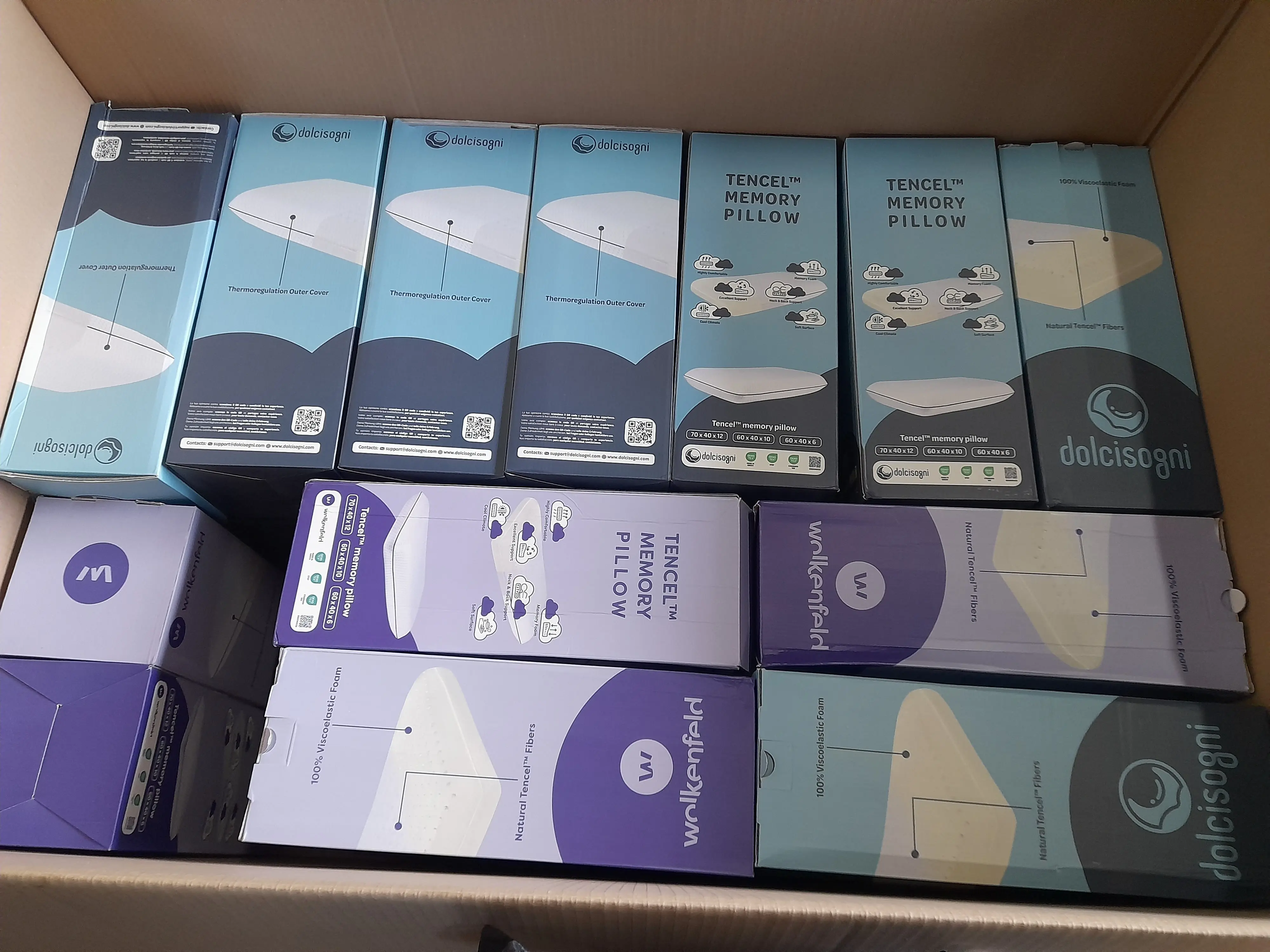 11x (Walkenfeld, Dolcisogni & Tencel Pillows)