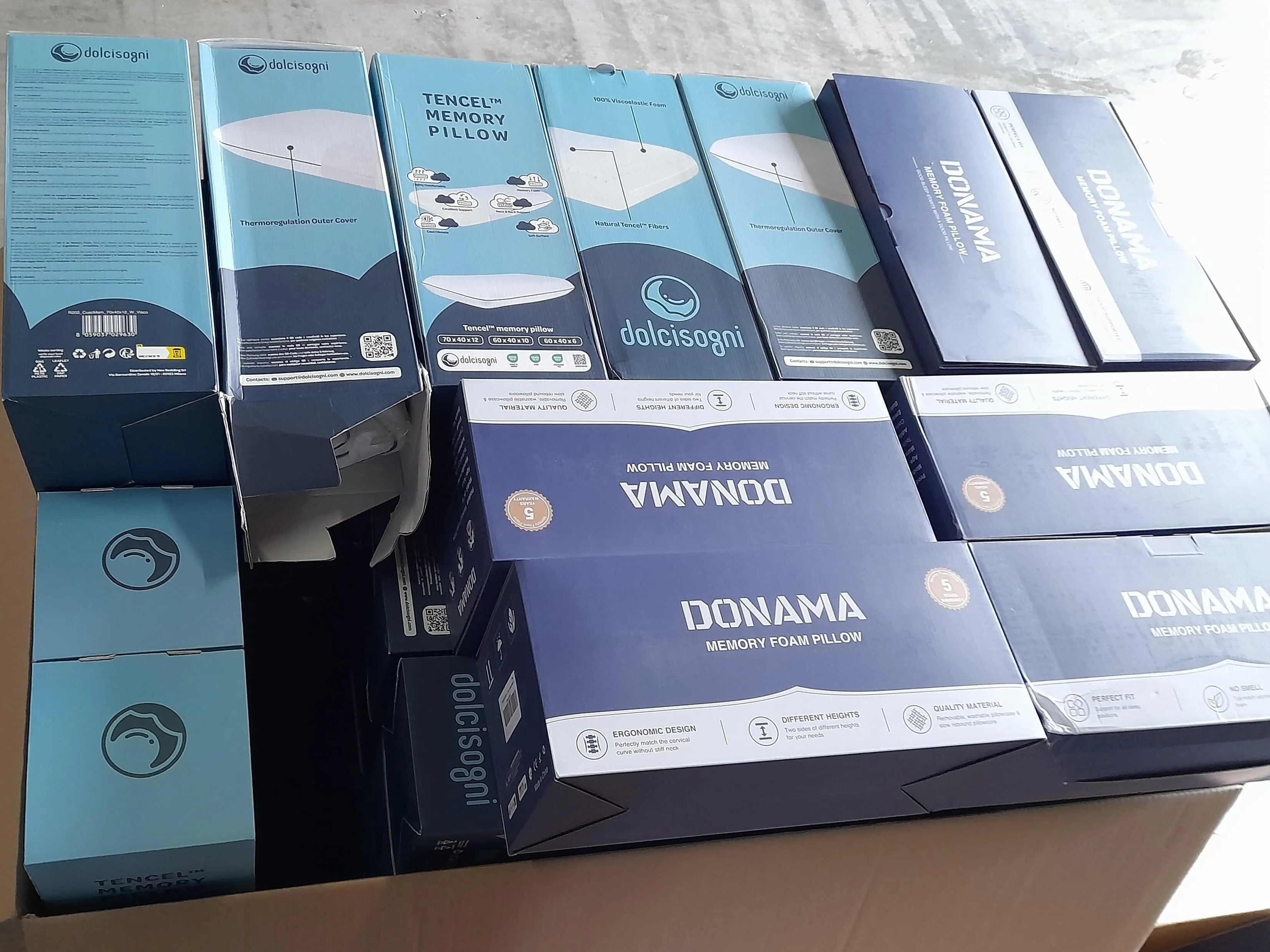 11x Donama Memory Foam Pillow