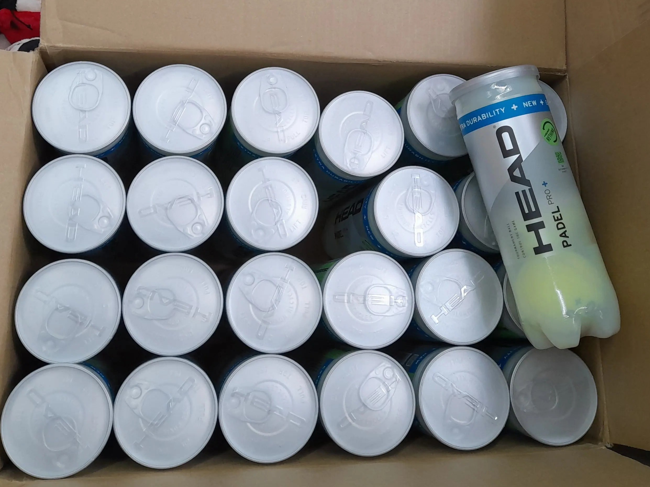 24 HEAD Padel-Tennisbälle