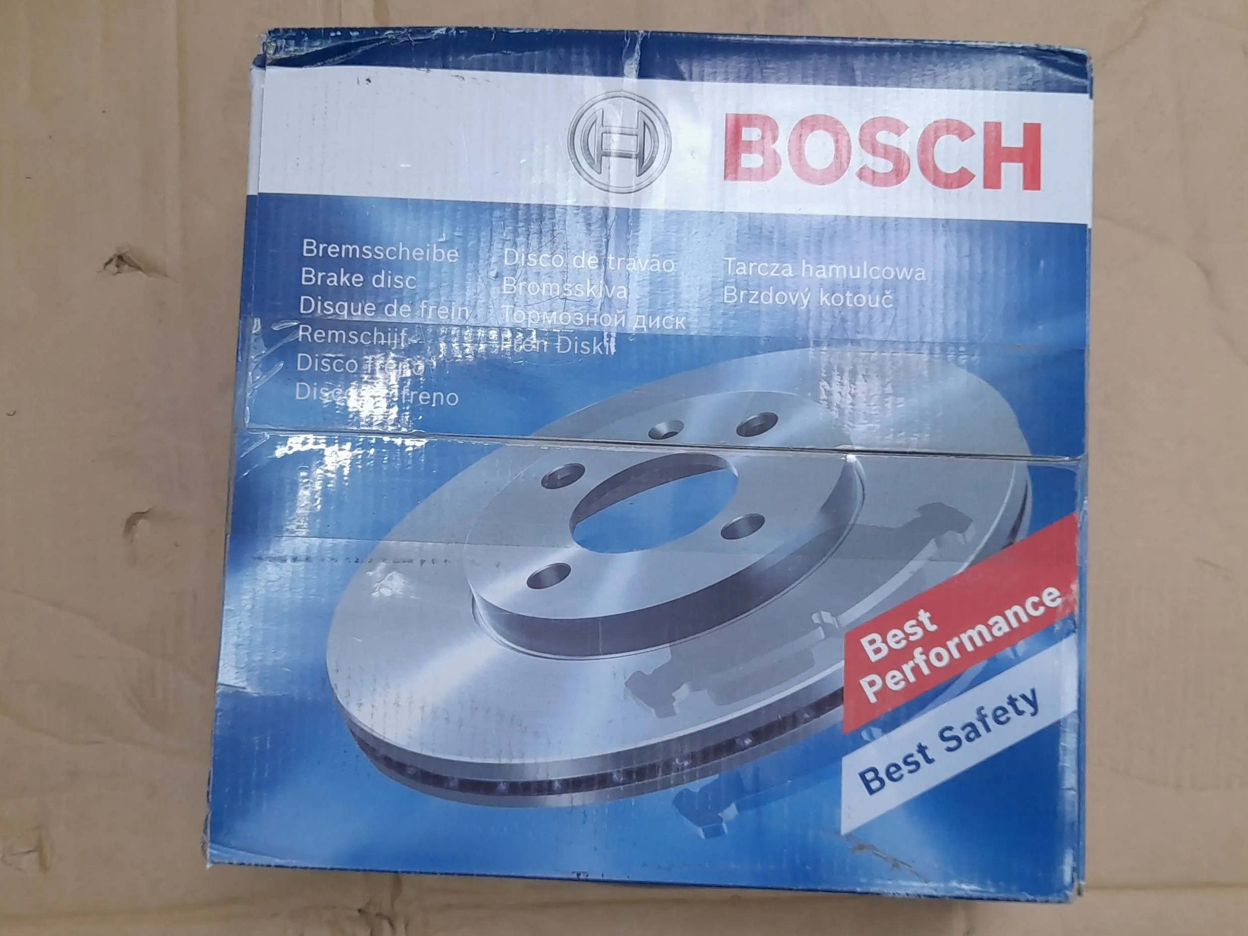2x Bosch Bremsscheiben