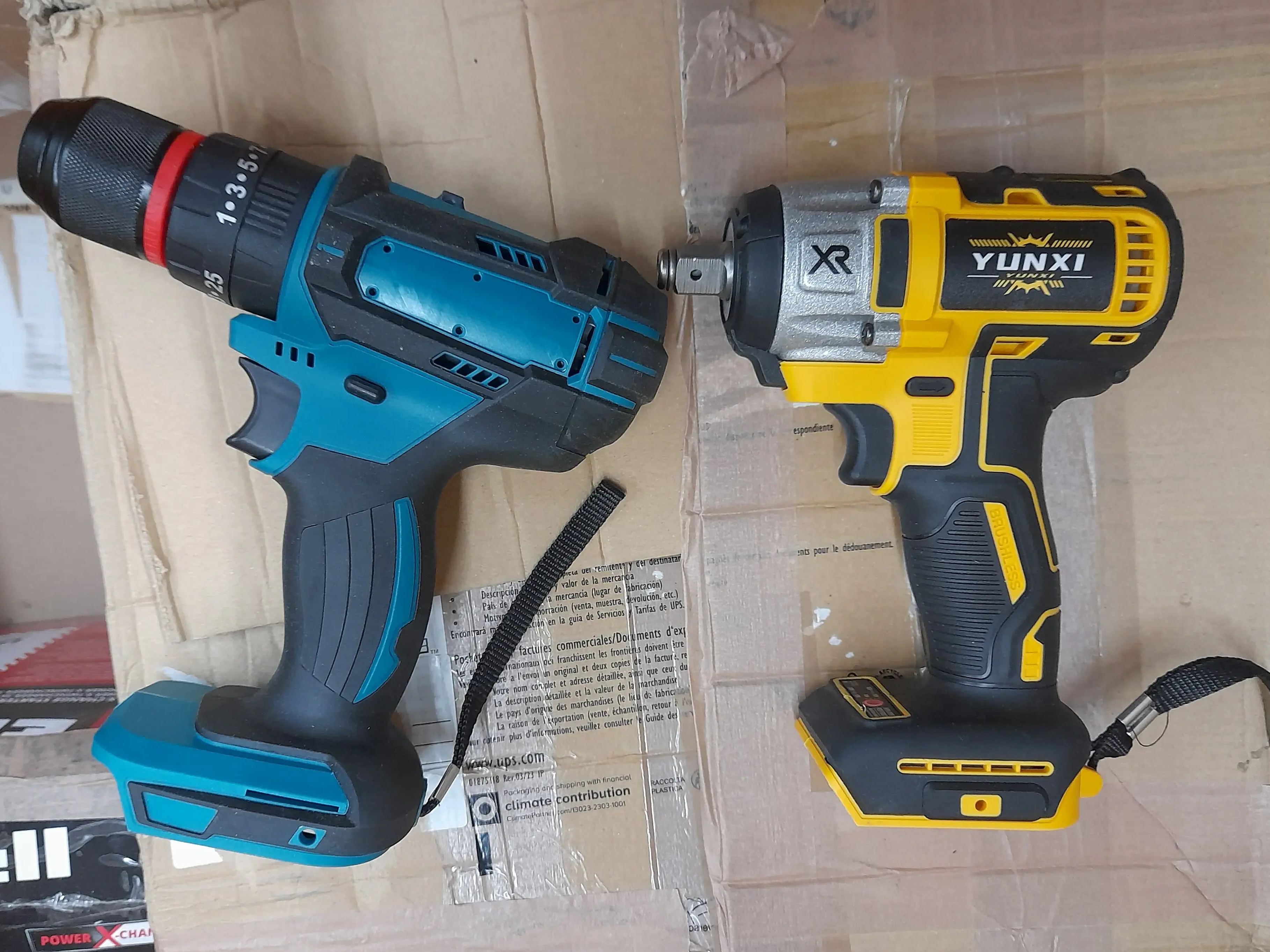 2x (Impact Wrench, Yunxi Drill)