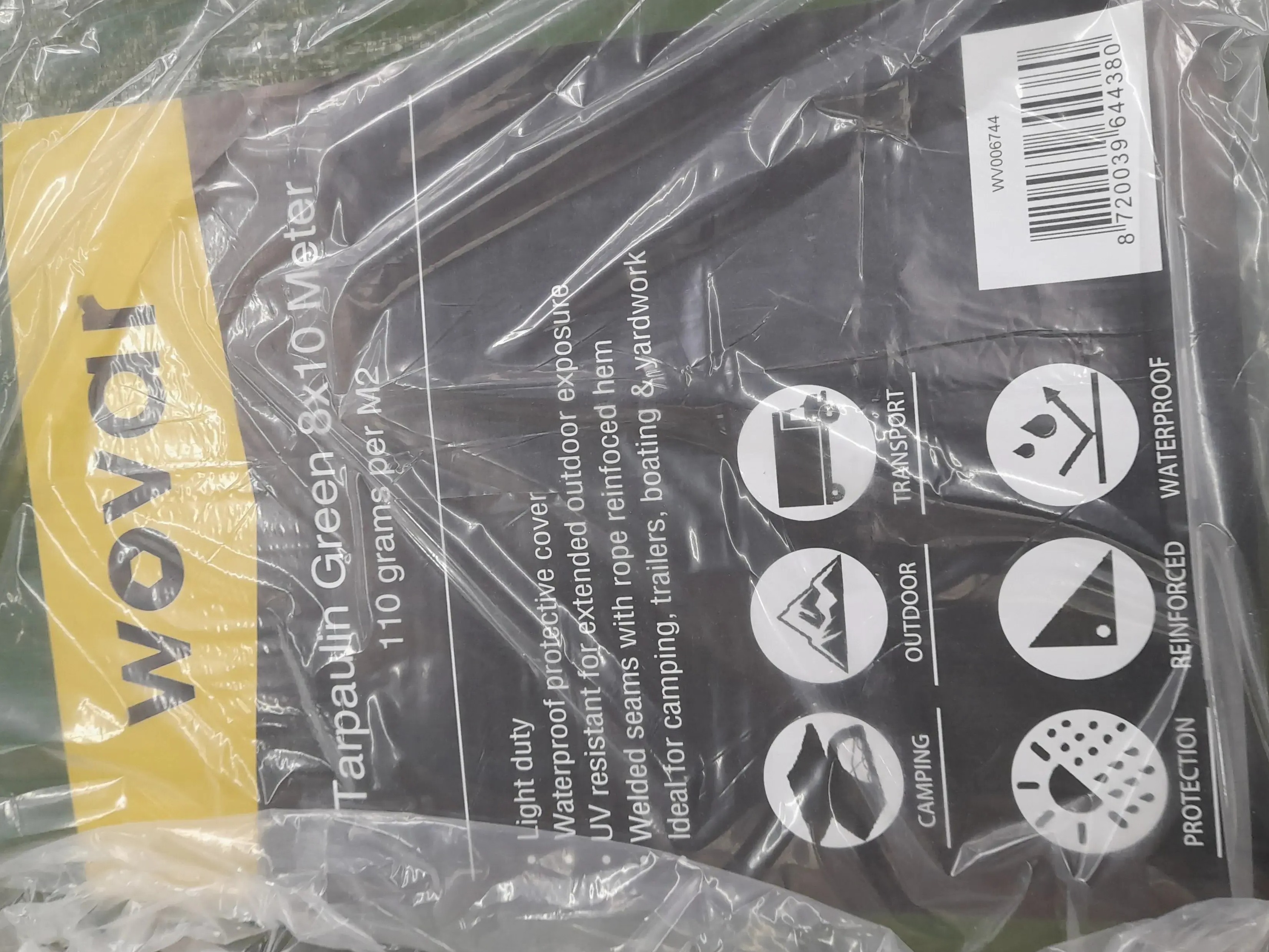 2x Wovar Tarpaulin