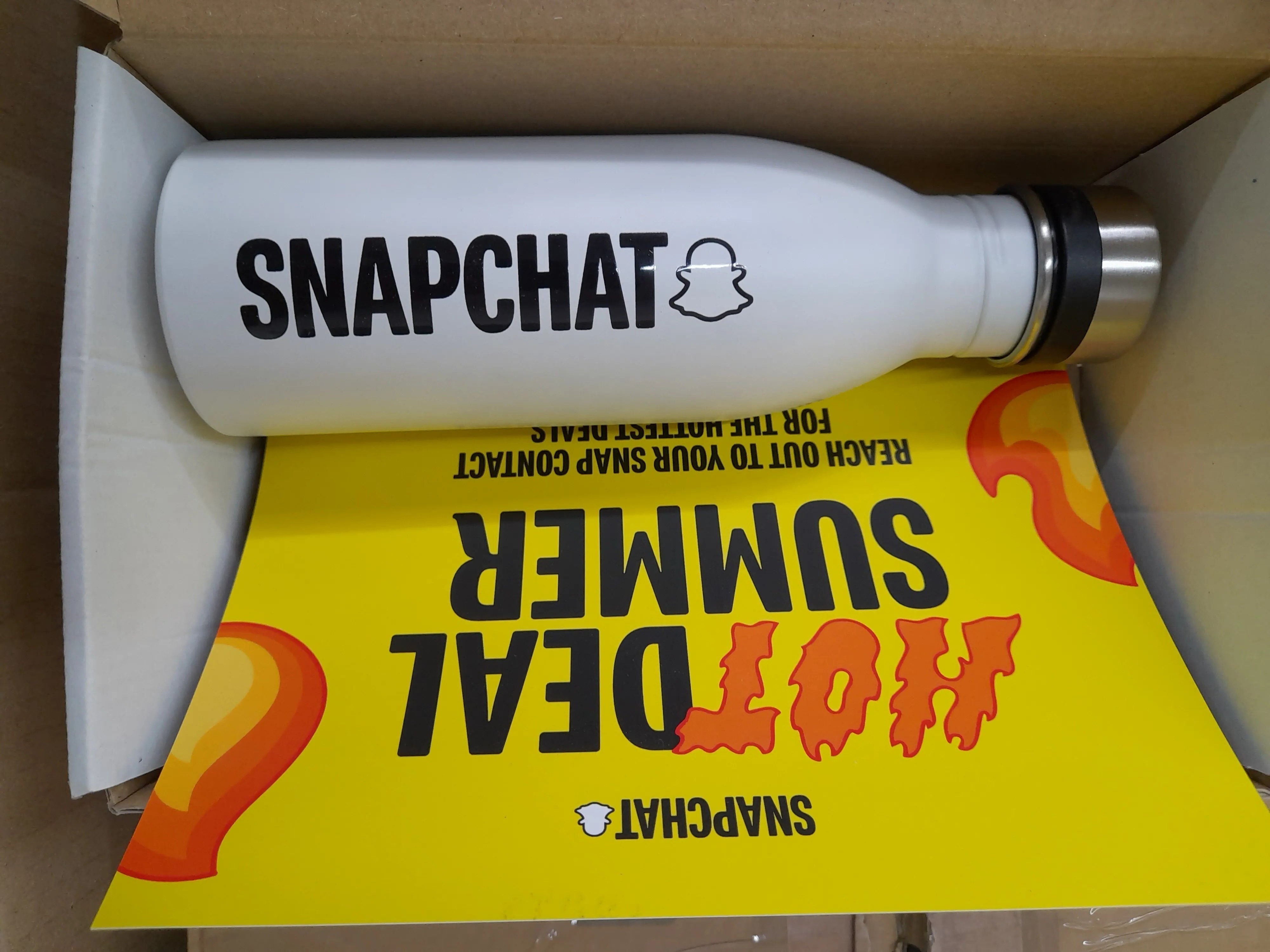 40 Snapchat Water Bottle