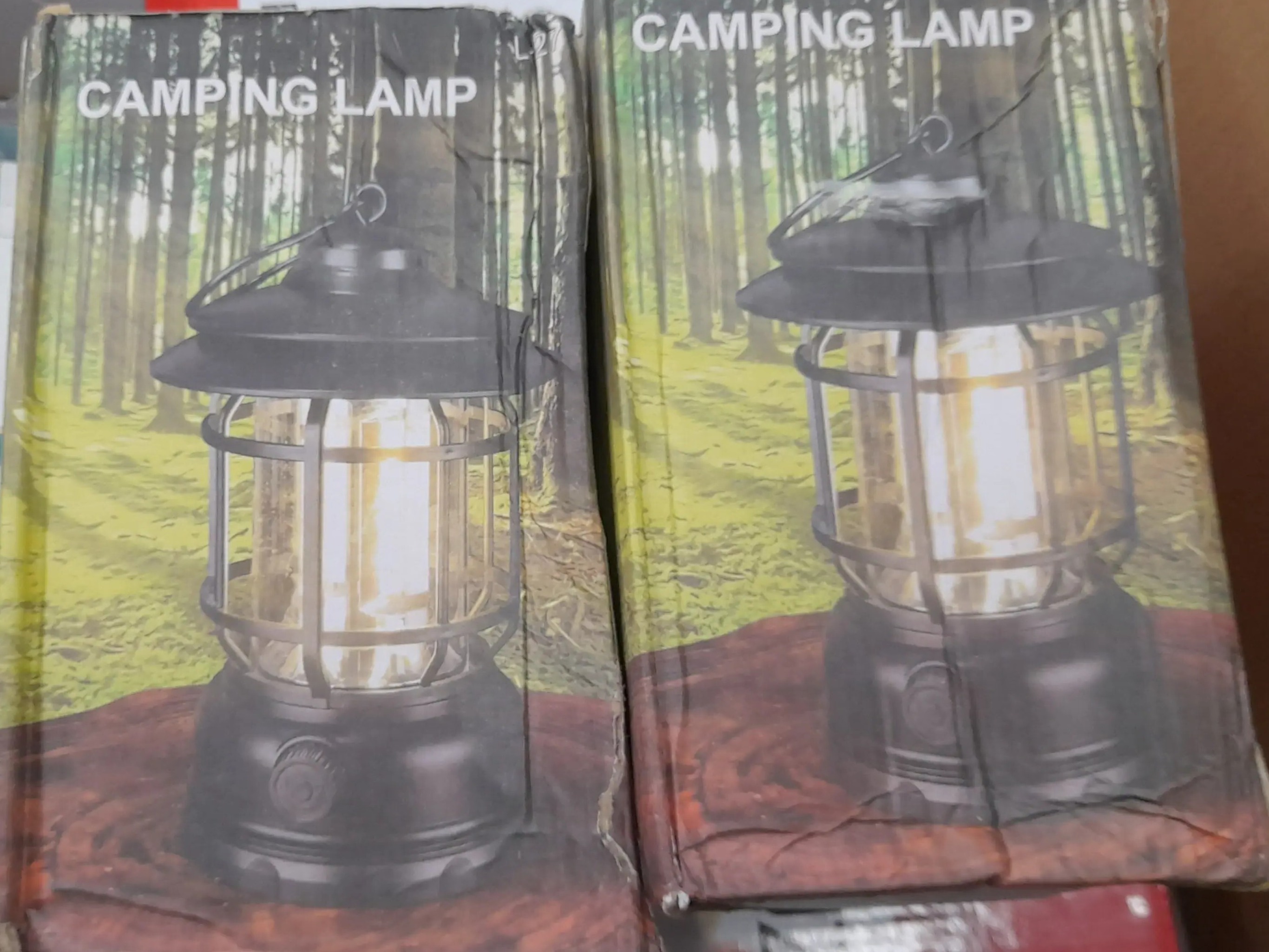 7x Camping Lamps