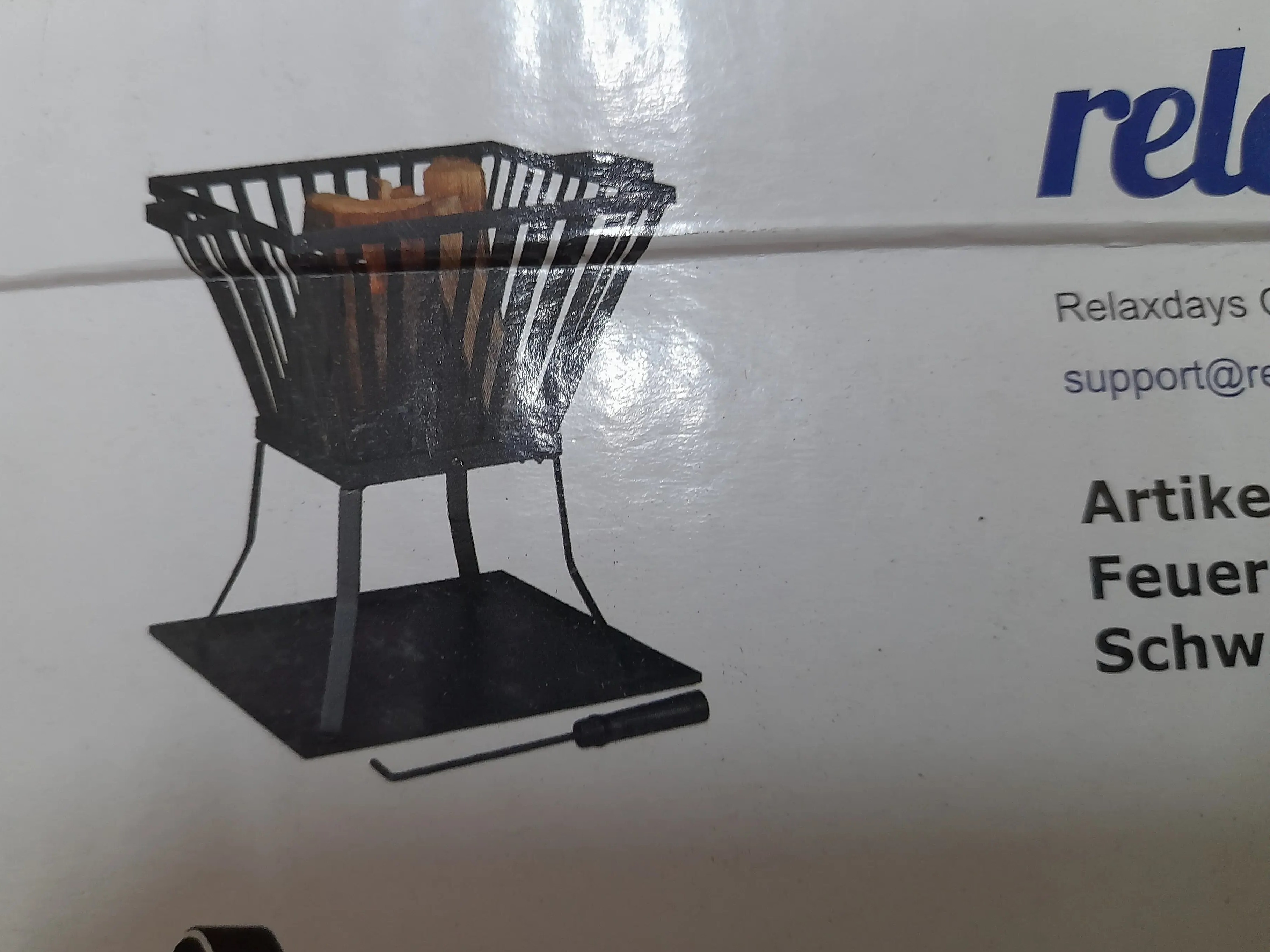Relaxdays Fire Basket