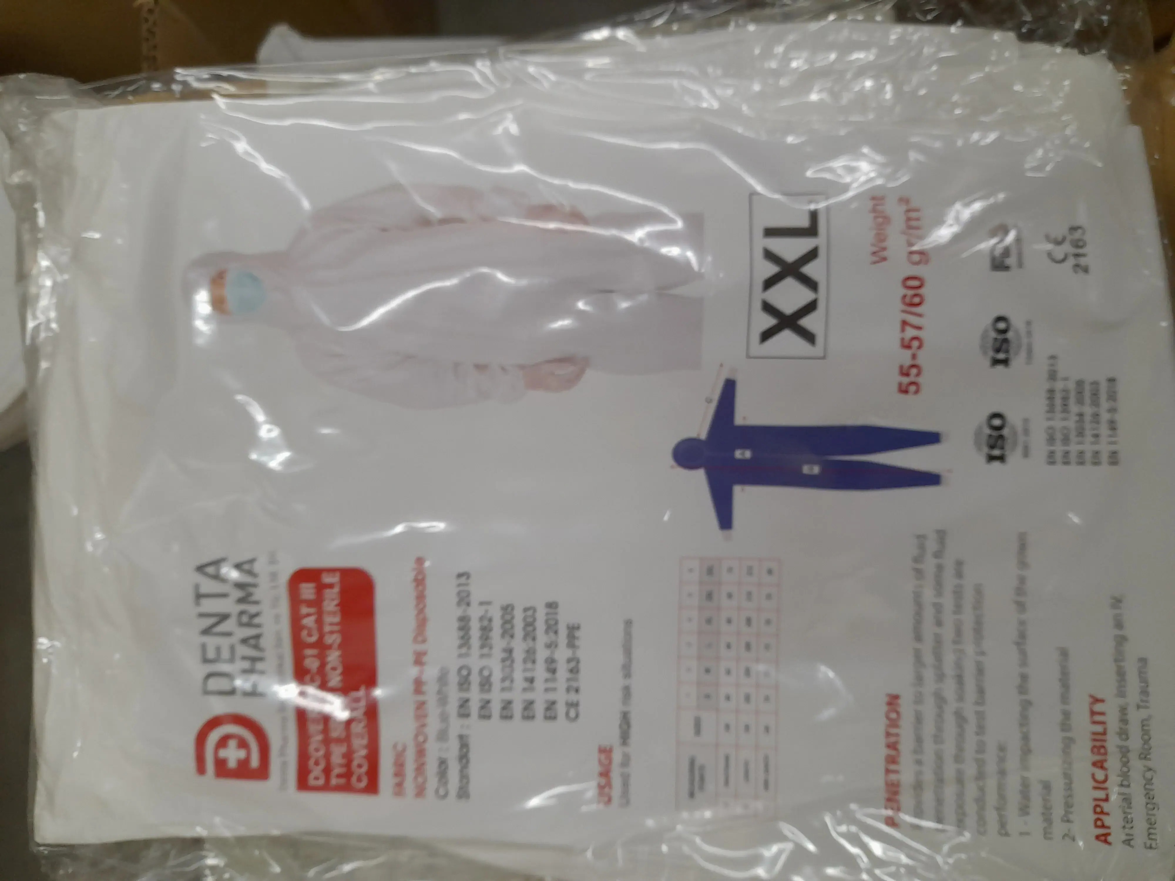 51x Denta Pharma Coverall