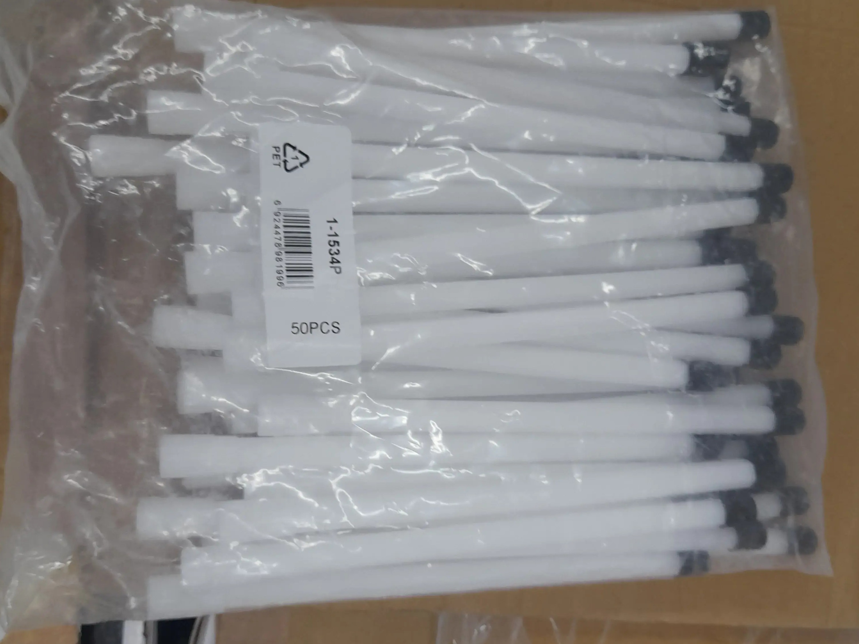 14x White PVC Truck Valve Extension