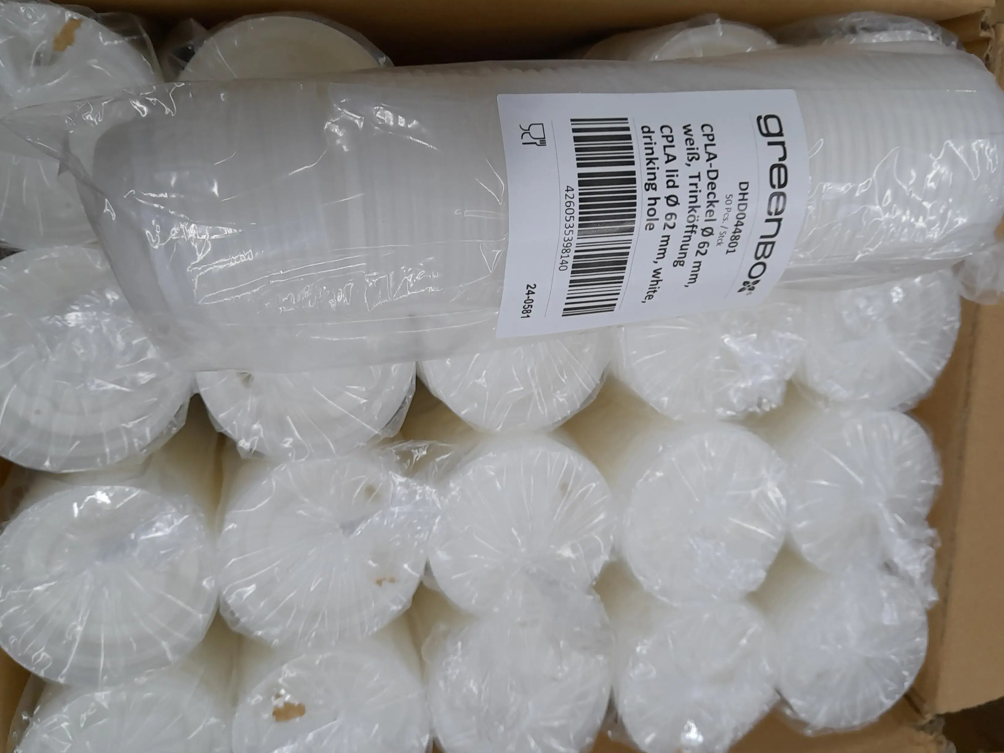 20x greenBox Cup Lids