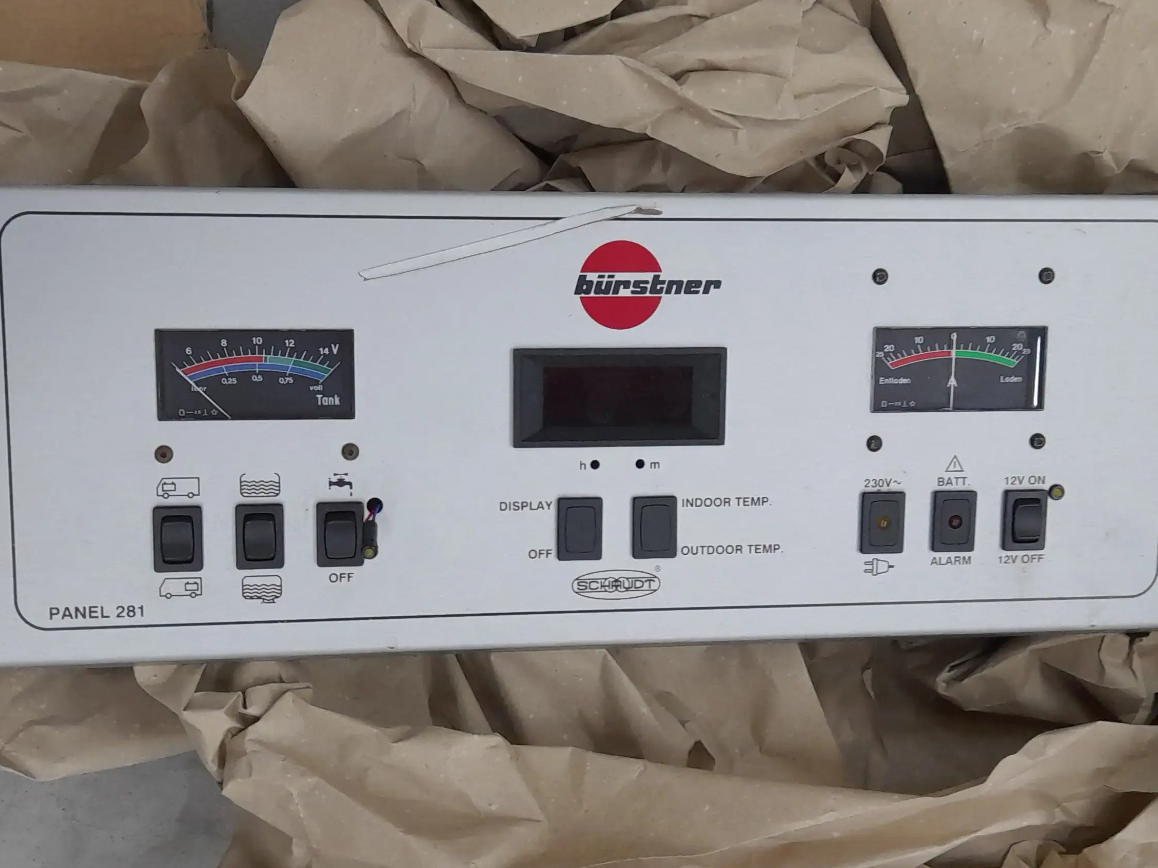 Bürstner Control Panel