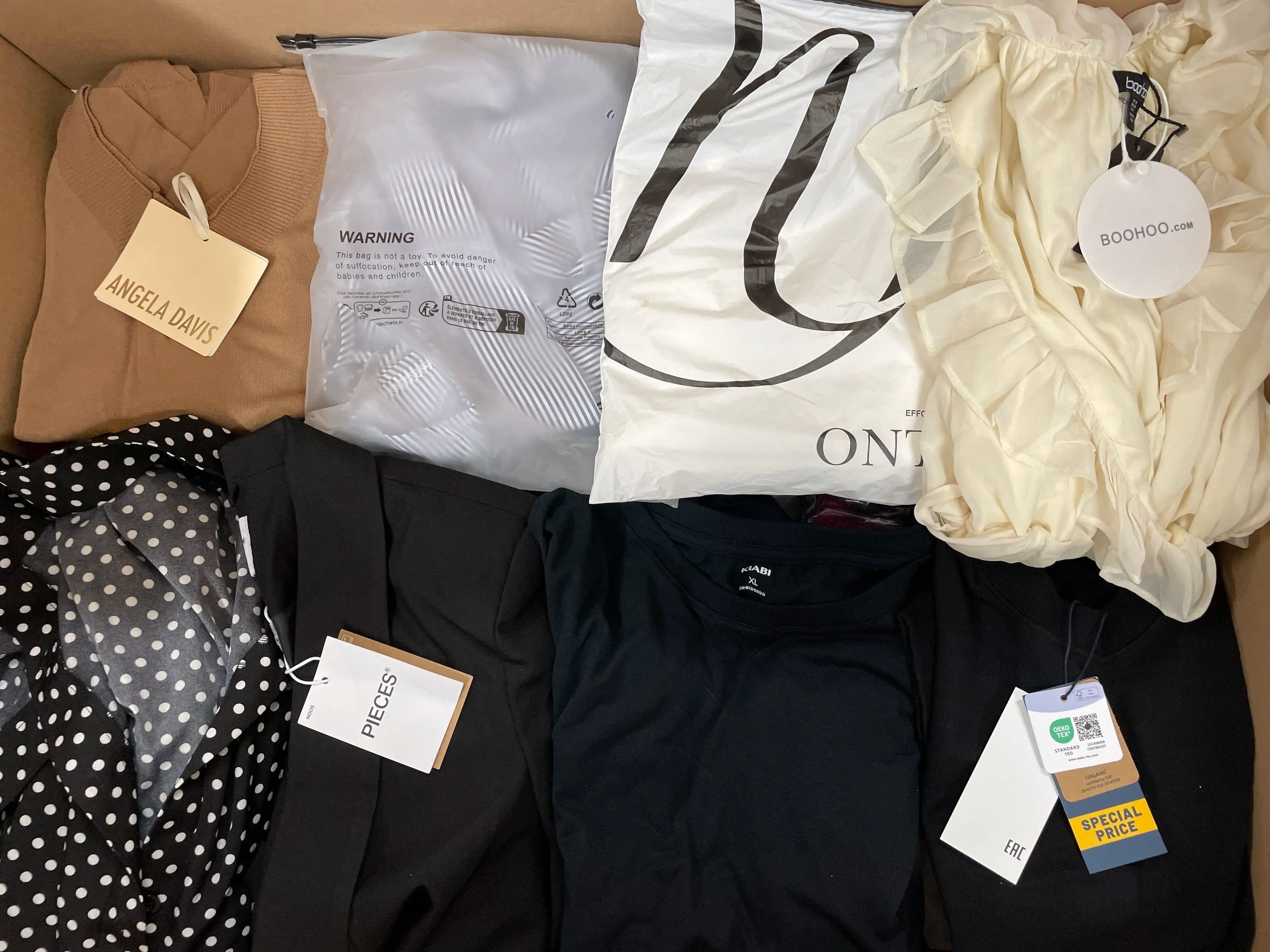 Pieces, Angela Davis, Boohoo Clothing and more