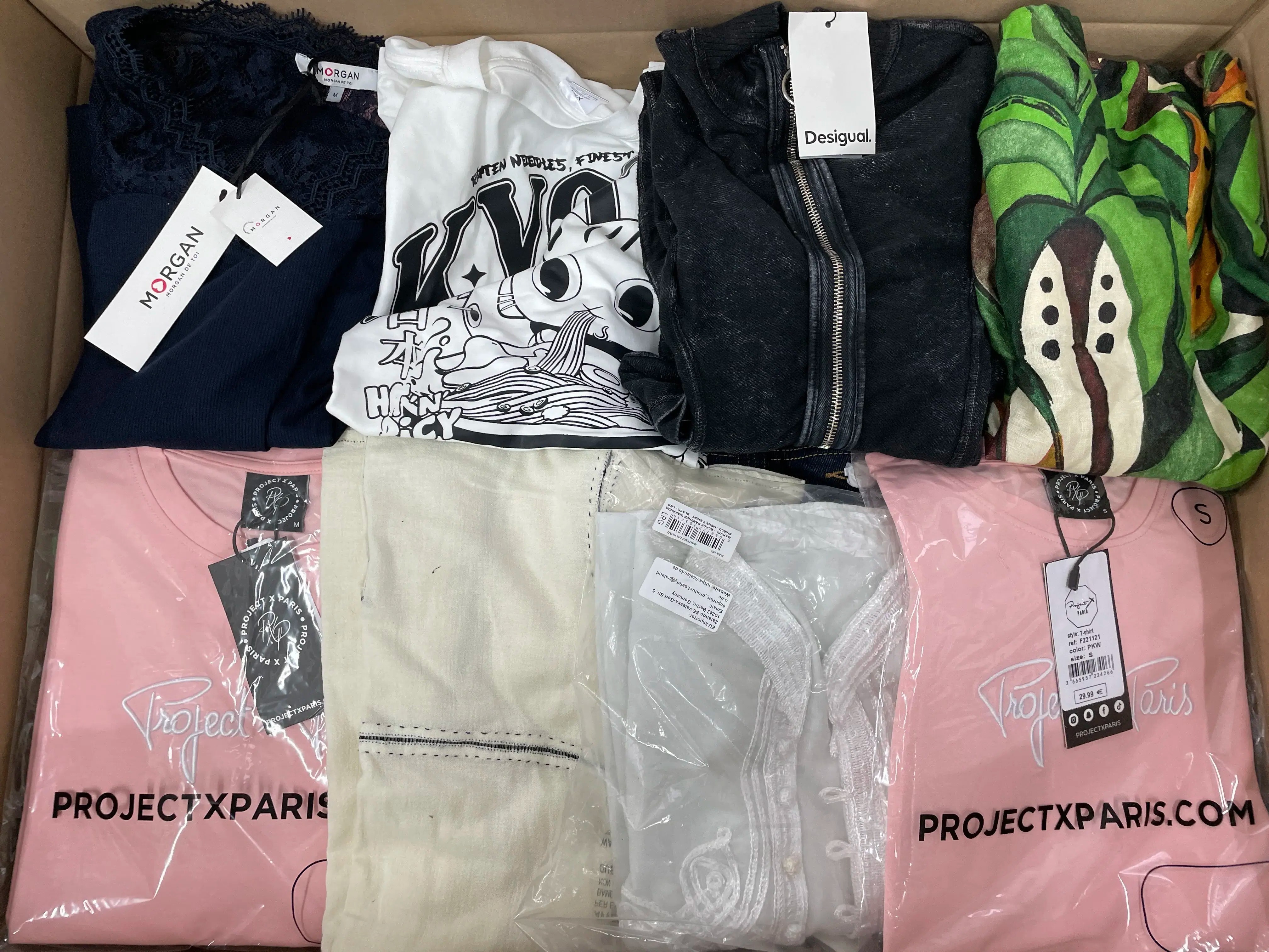 Project X Paris, Morgan, Desigual Pants, Shirts and more