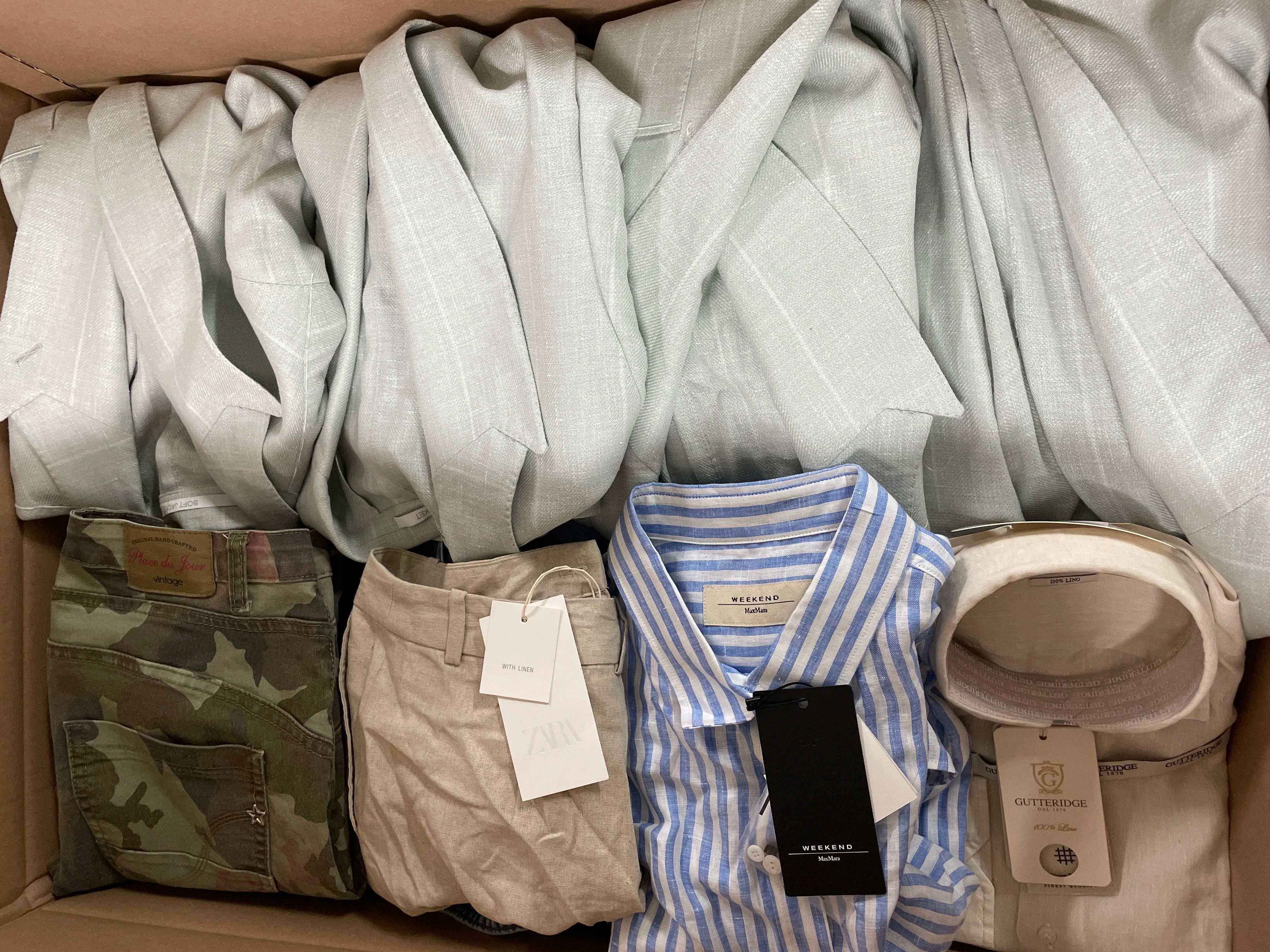 8x (Zara Pants, Weekend Shirt, Gutteridge Shirt) and more