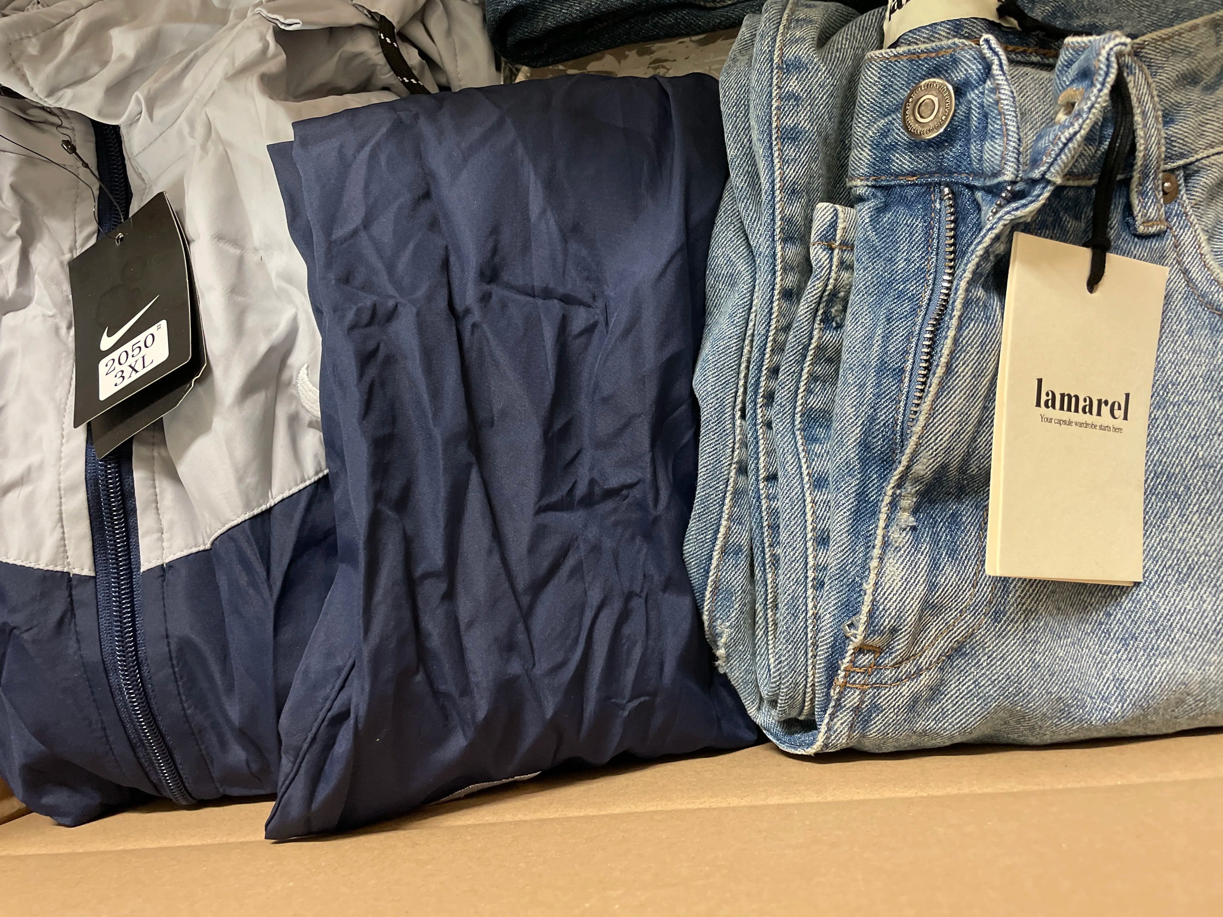 Nike Jacket, lamarel Jeans and more