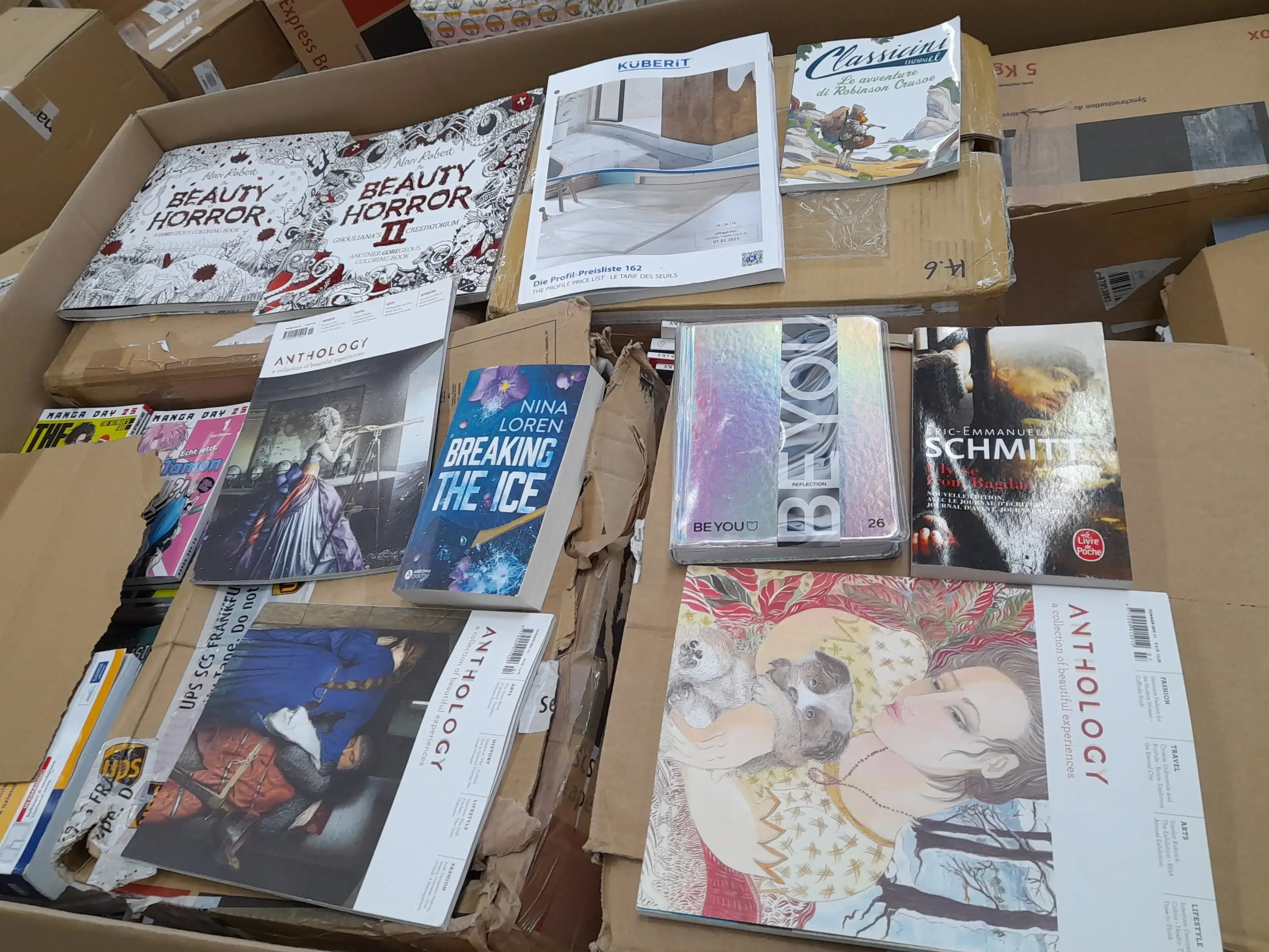 Anthology Magazines, Beauty Horror Books and more