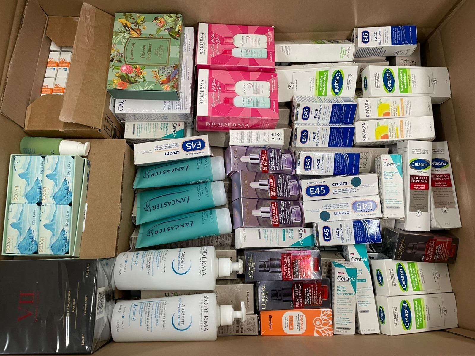 Bioderma Lotionen & Cremes, E45 Nachtcremes, Cetaphil Feuchtigkeitscreme, Lancaster Lotion, L'Oreal & CeraVe Seren und mehr