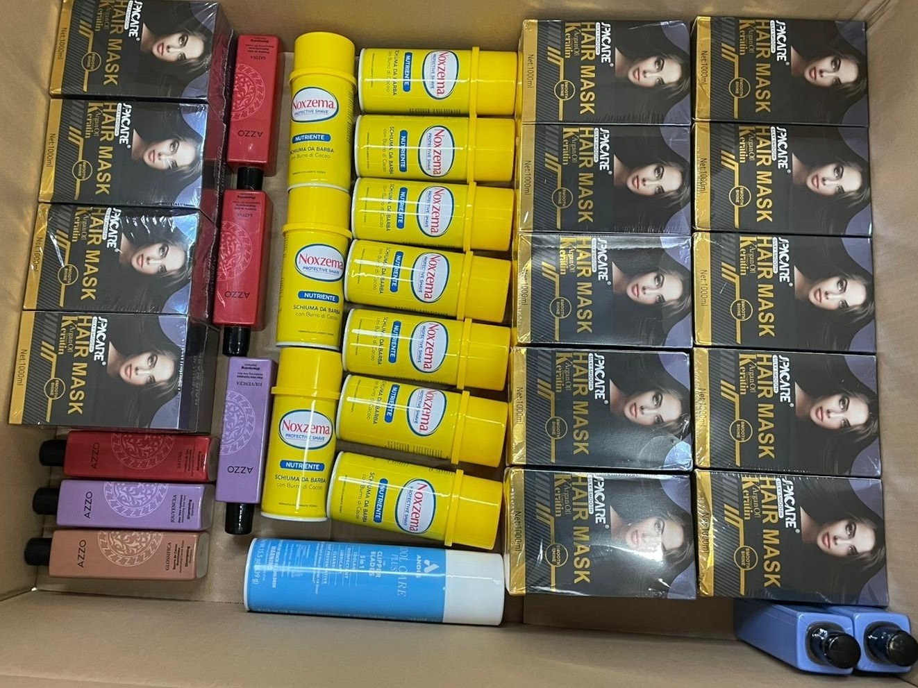 SpaCare Haarmaske, Noxzema Rasierschaum, Azzo Conditioner und mehr