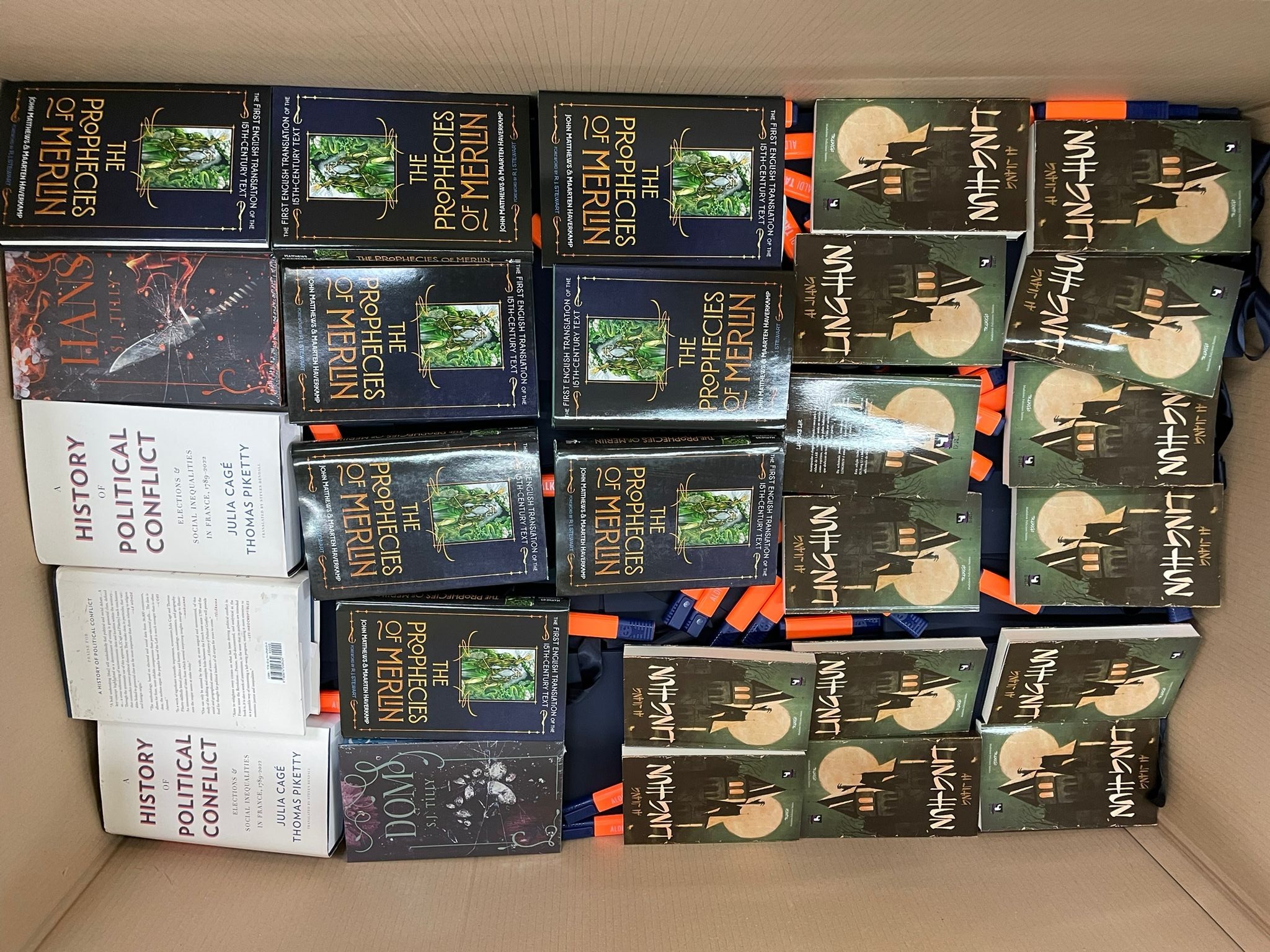 Die Prophezeiungen von Merlin, Nahbnit & Geschichte politischer Konflikte Bücher