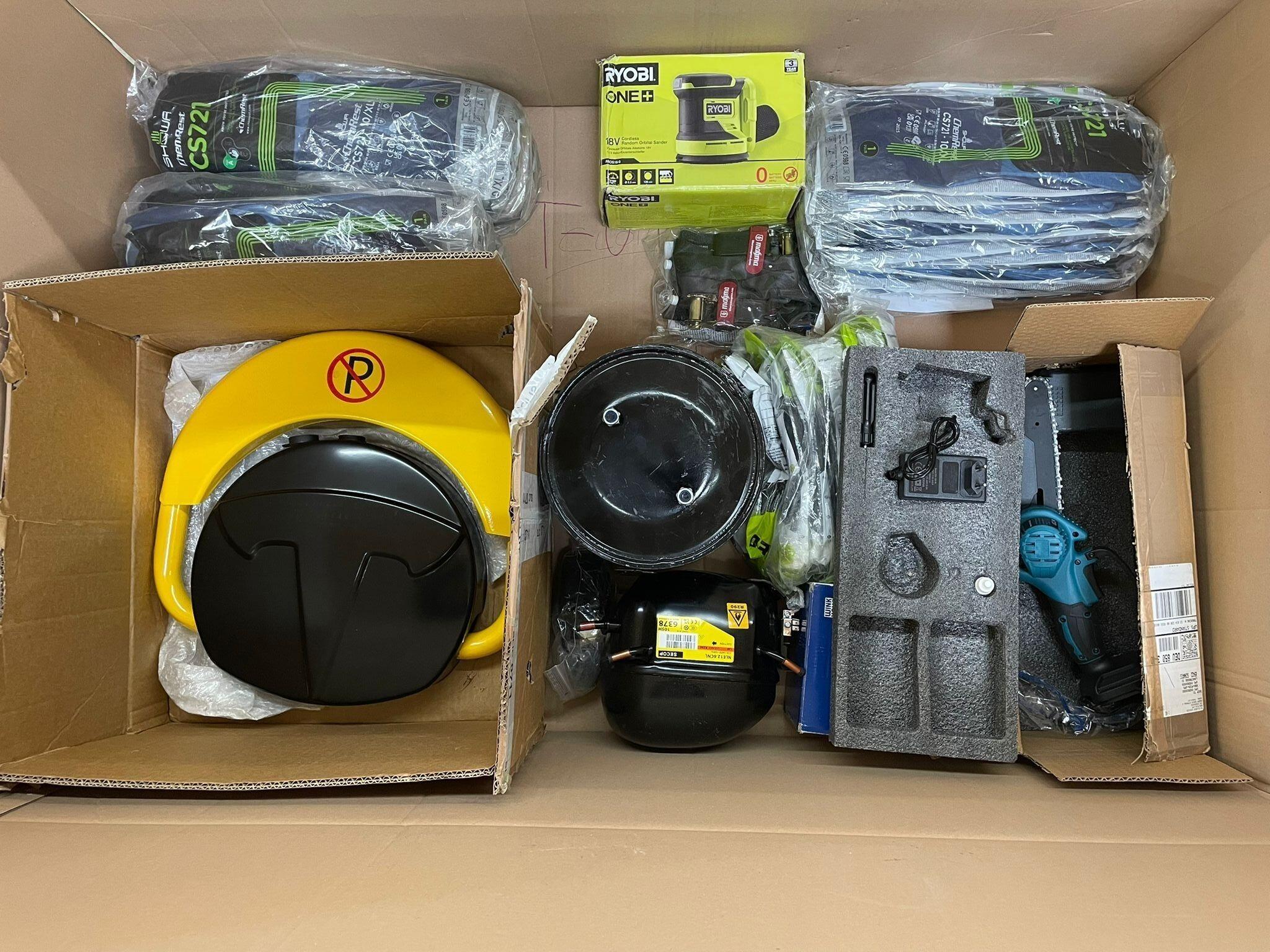 Ryobi-Inflator, Elektrowerkzeuge, Töpfe und mehr