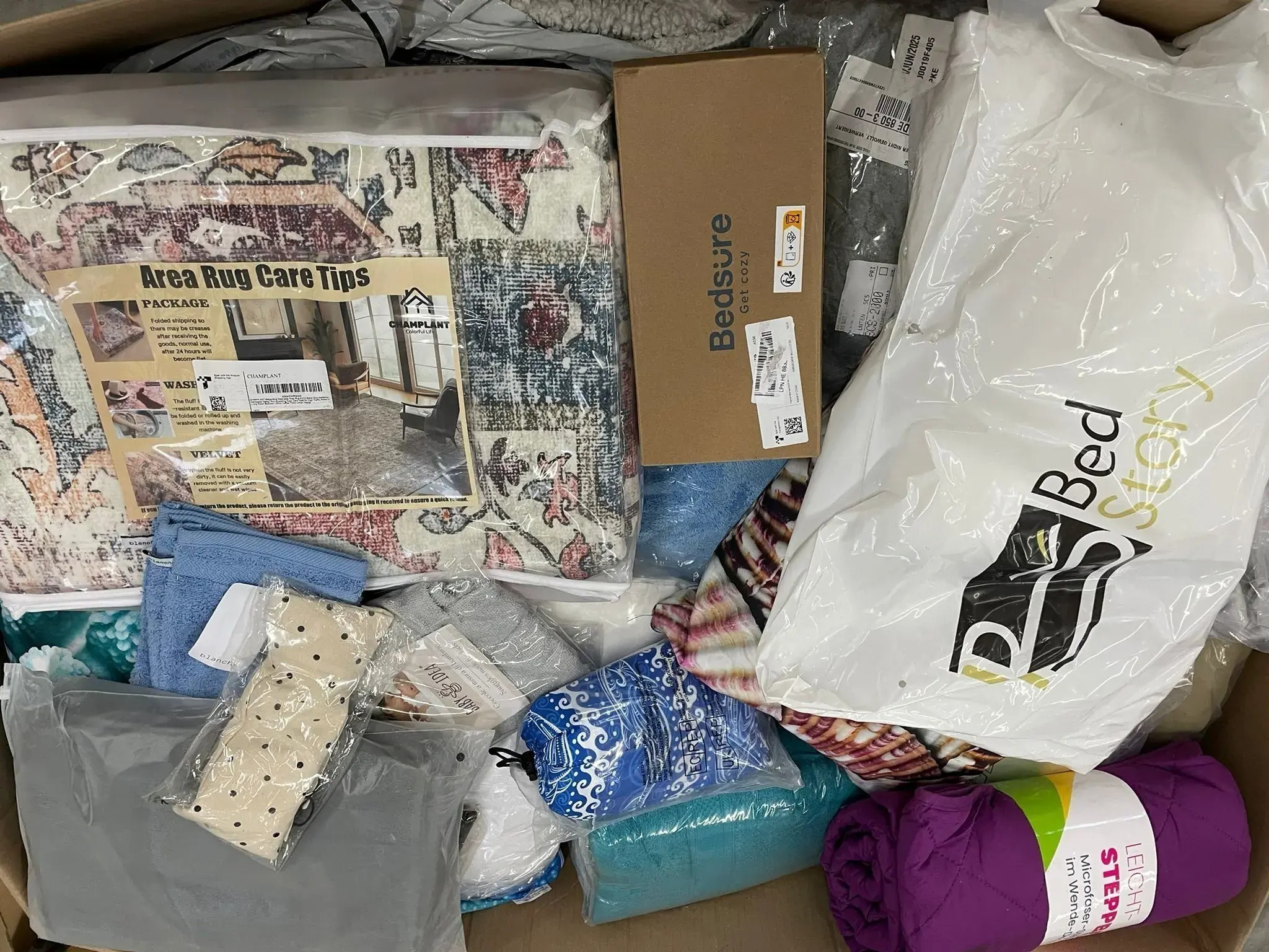 Rug, Bedsure Blanket, BedStory Pillow, Towels, Bedding Accessories and more