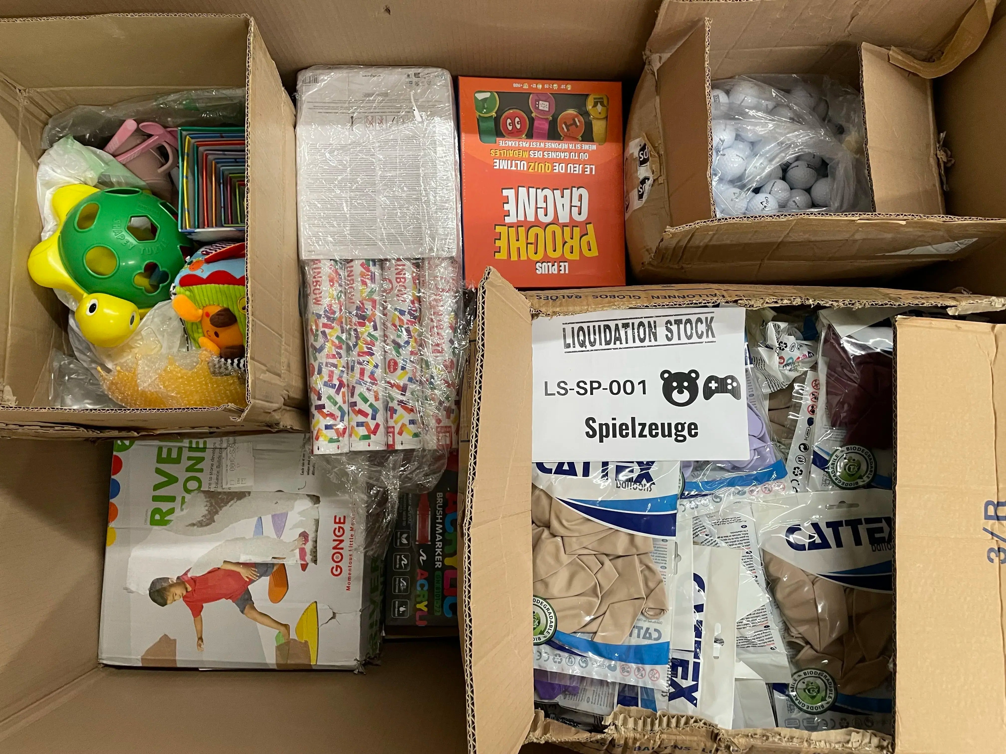 120x Balloon Packs, 100x Game Balls, Toys, Board Game and more