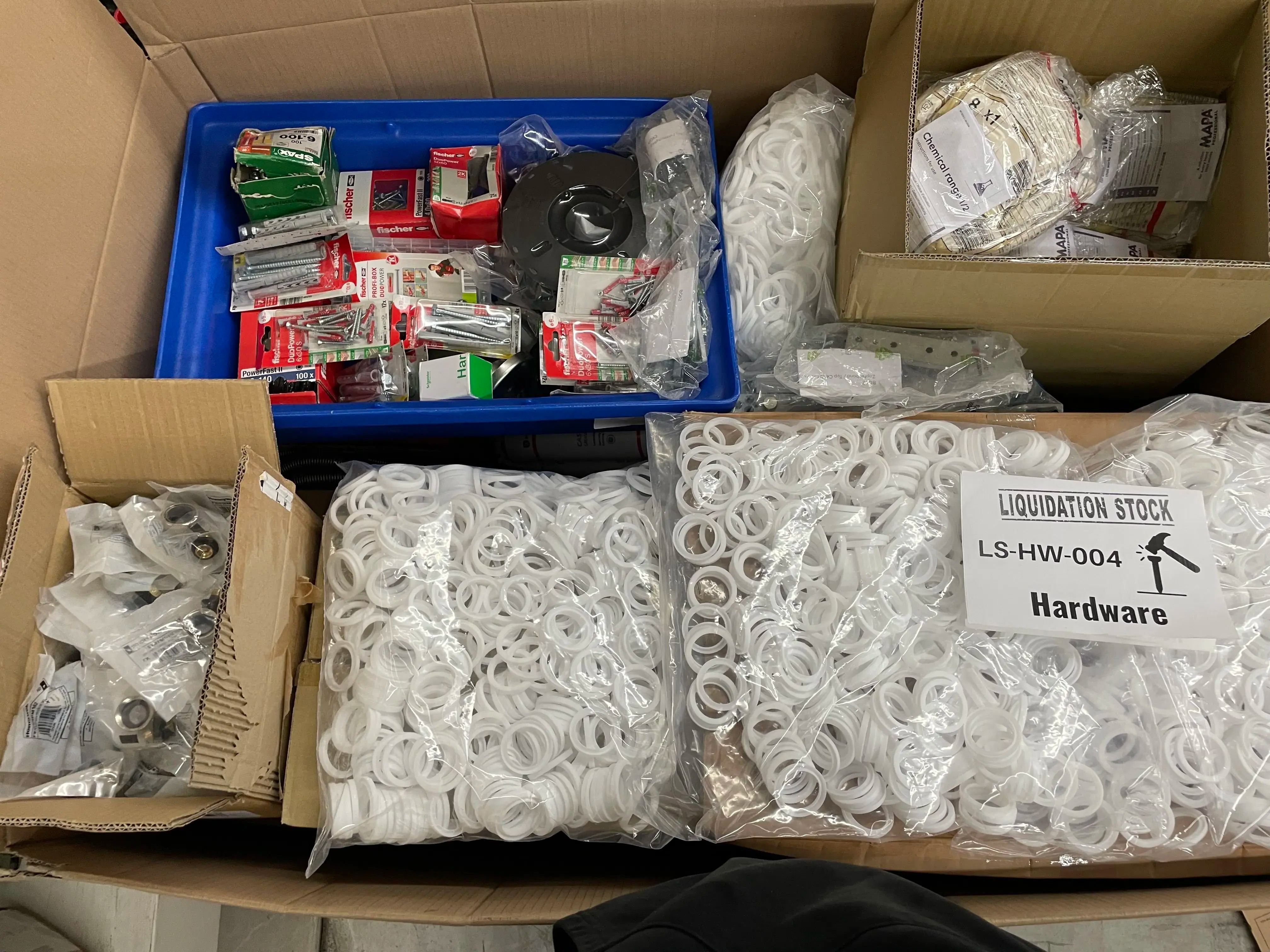 Hardware Accessories, Nails, Rings, Screws, Wall Plugs and more