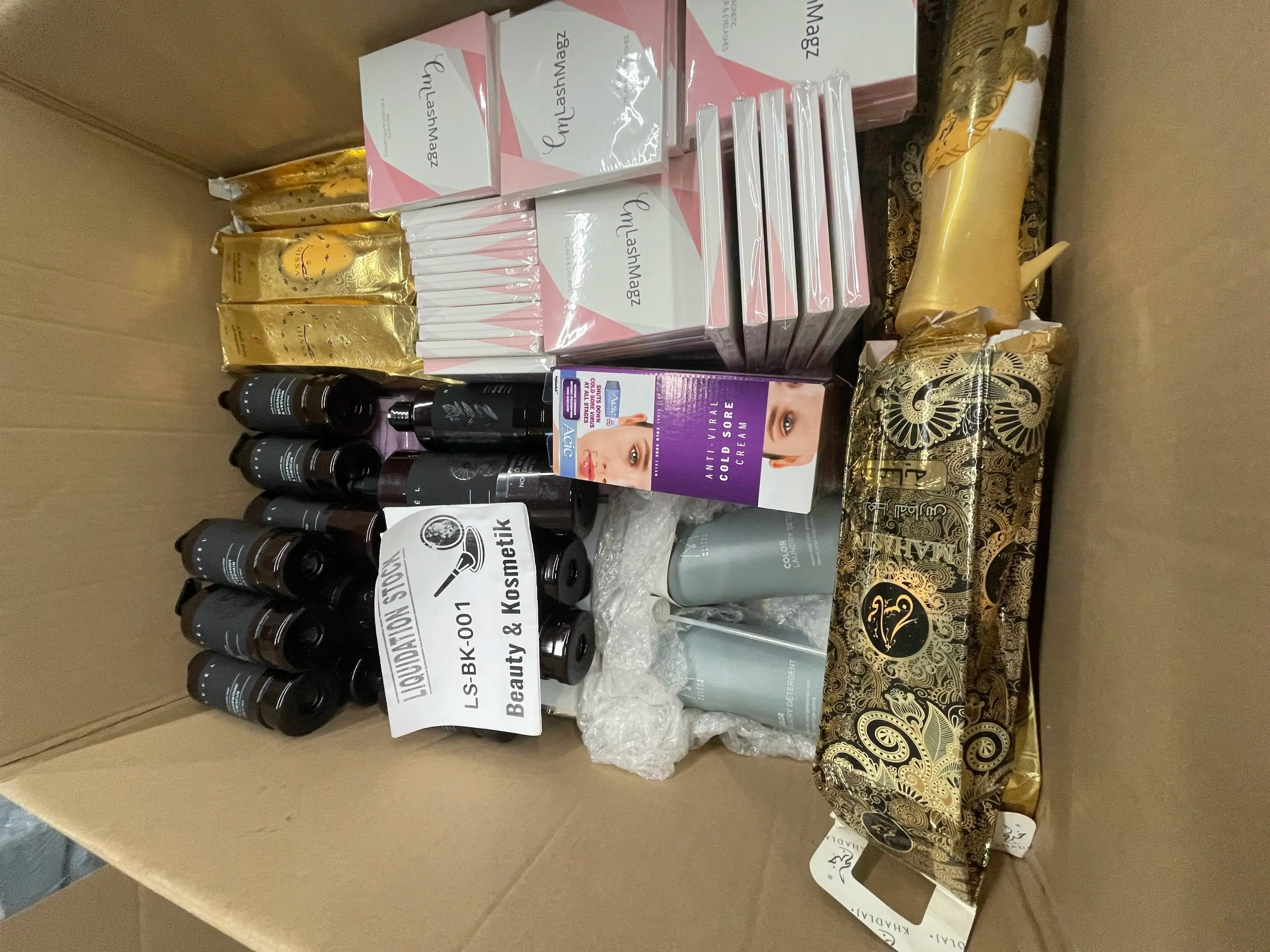 Anti-Viral Cream, Face Masks, Eyelash Magazines, Shampoos and more