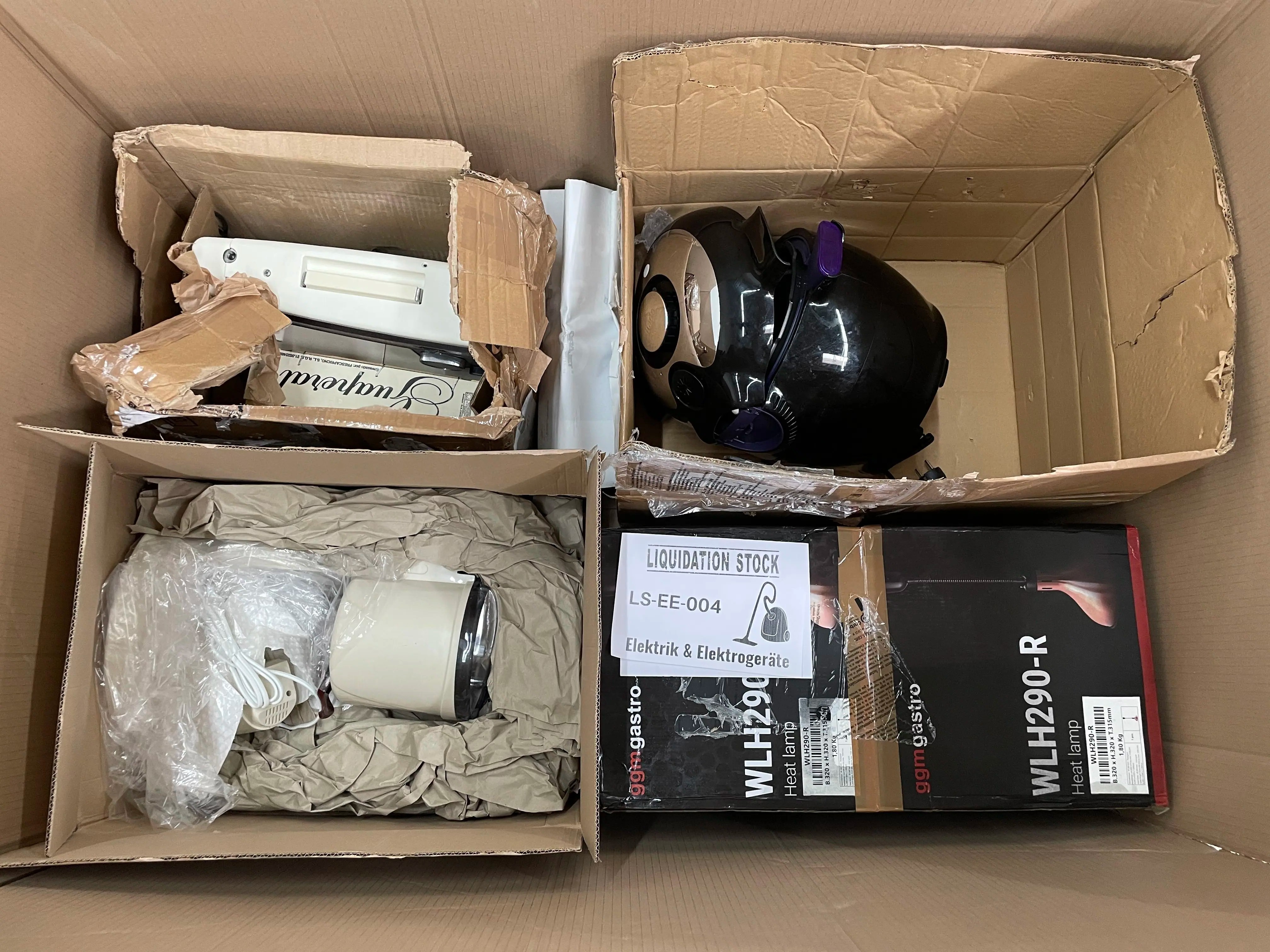 ggmGastro Wärmelampen, Wasserkocher, Staubsauger, Guapera Toaster und mehr