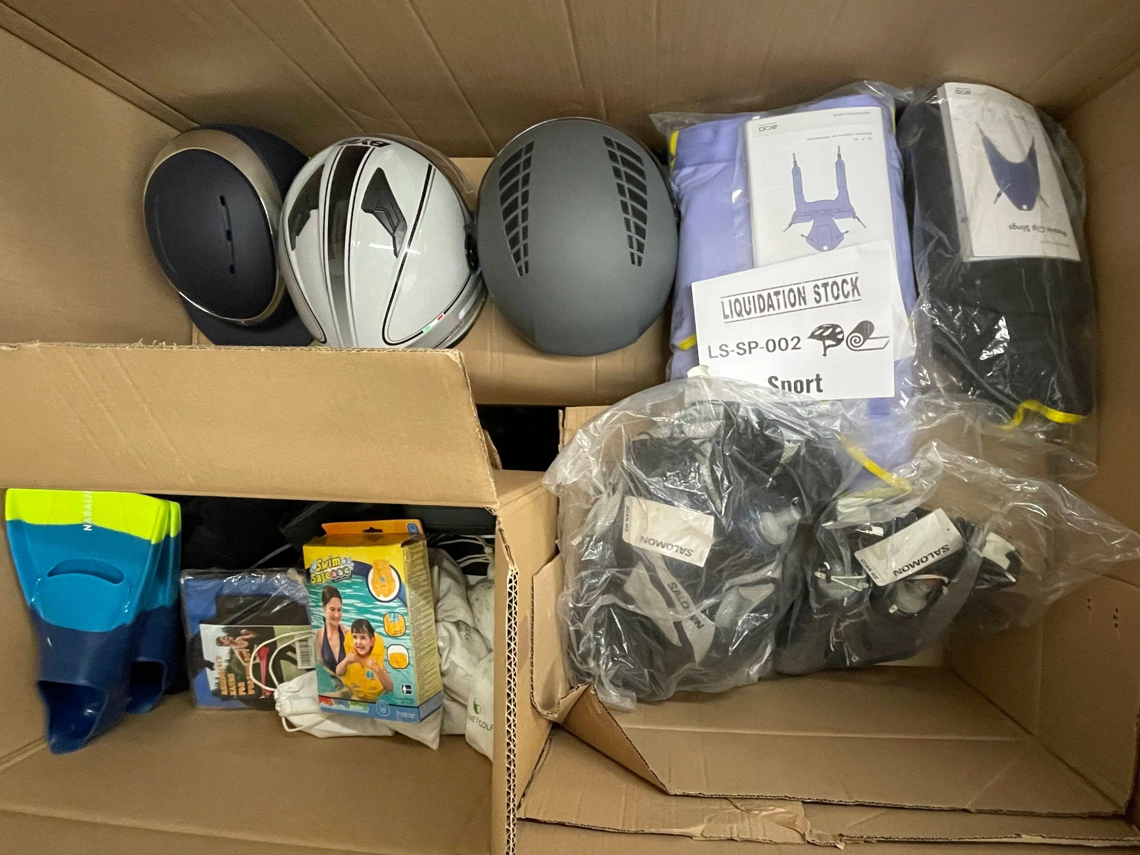 Sport Helmets, Gloves, Snorkel Set and more