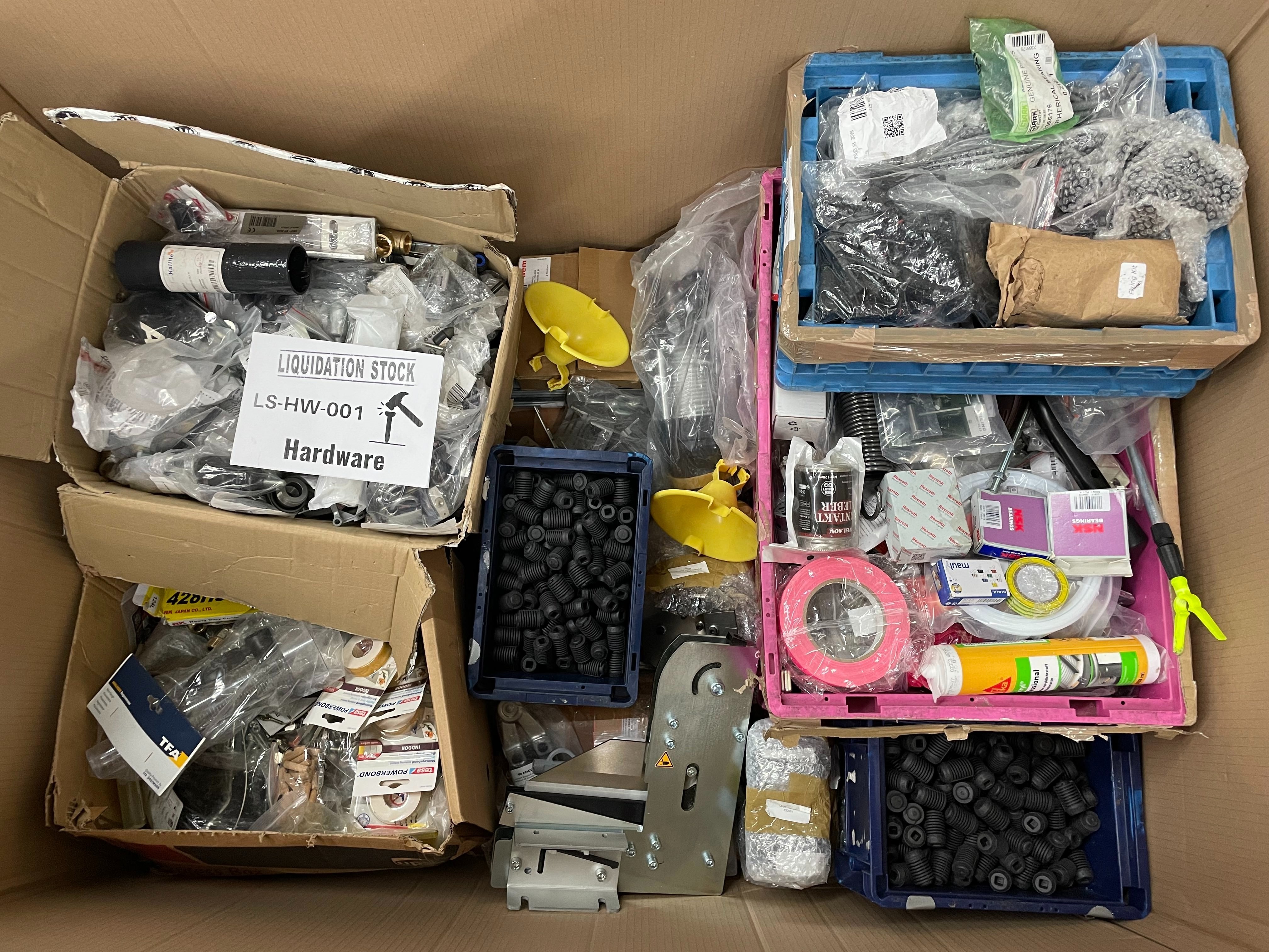 Tape, Pipe Fittings, Hardware, Tubes, Funnels, Hose Clamps and more