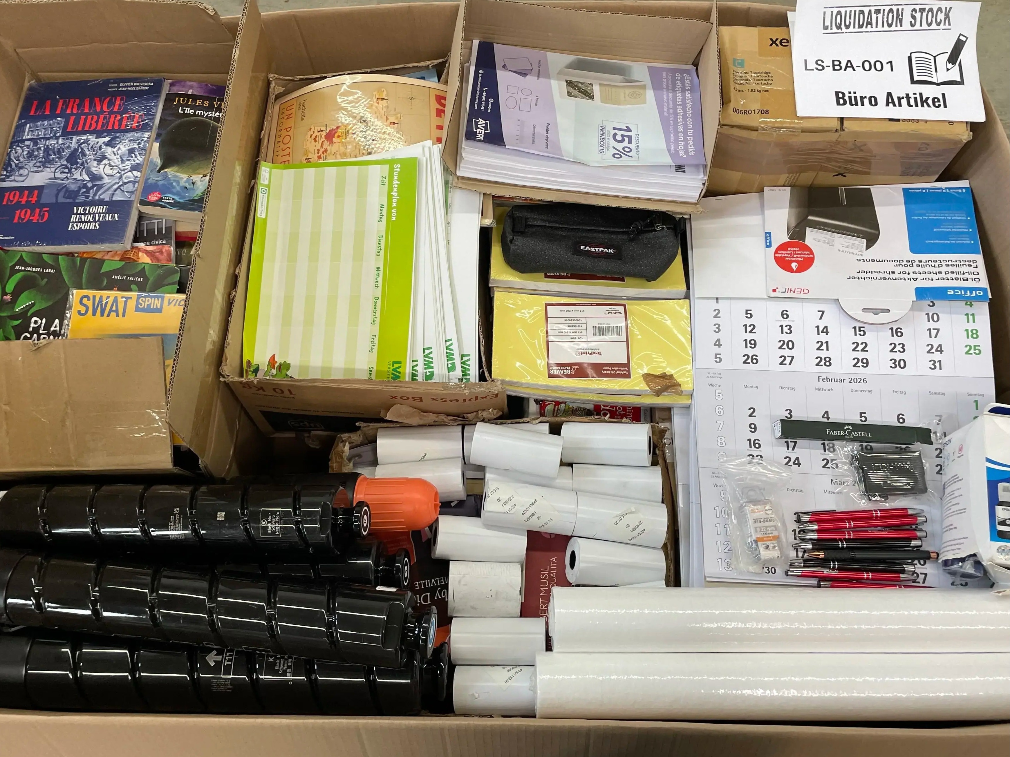 Epson Printer Ink, Rexel Shredder, Calendars, Pens, Books, Mailing Labels, Rolls, Envelopes and more