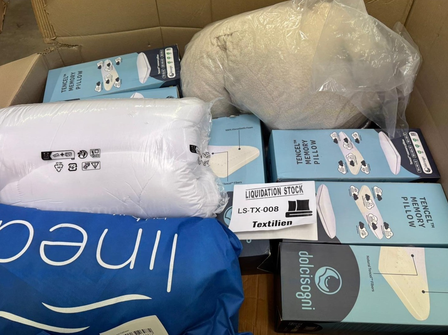 Delisogan Tencel Memory Pillows, Blankets and more