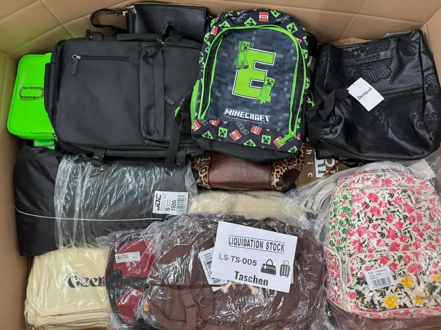 Desigual Backpack, Minecraft Backpack, Calvin Klein Bags and more