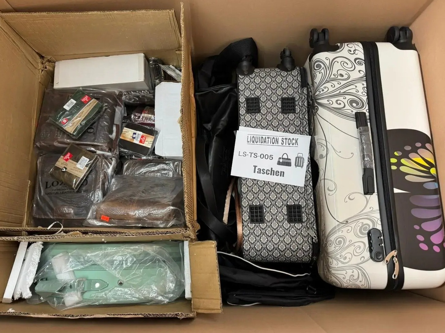Suitcases, Handbags, Wallets and more