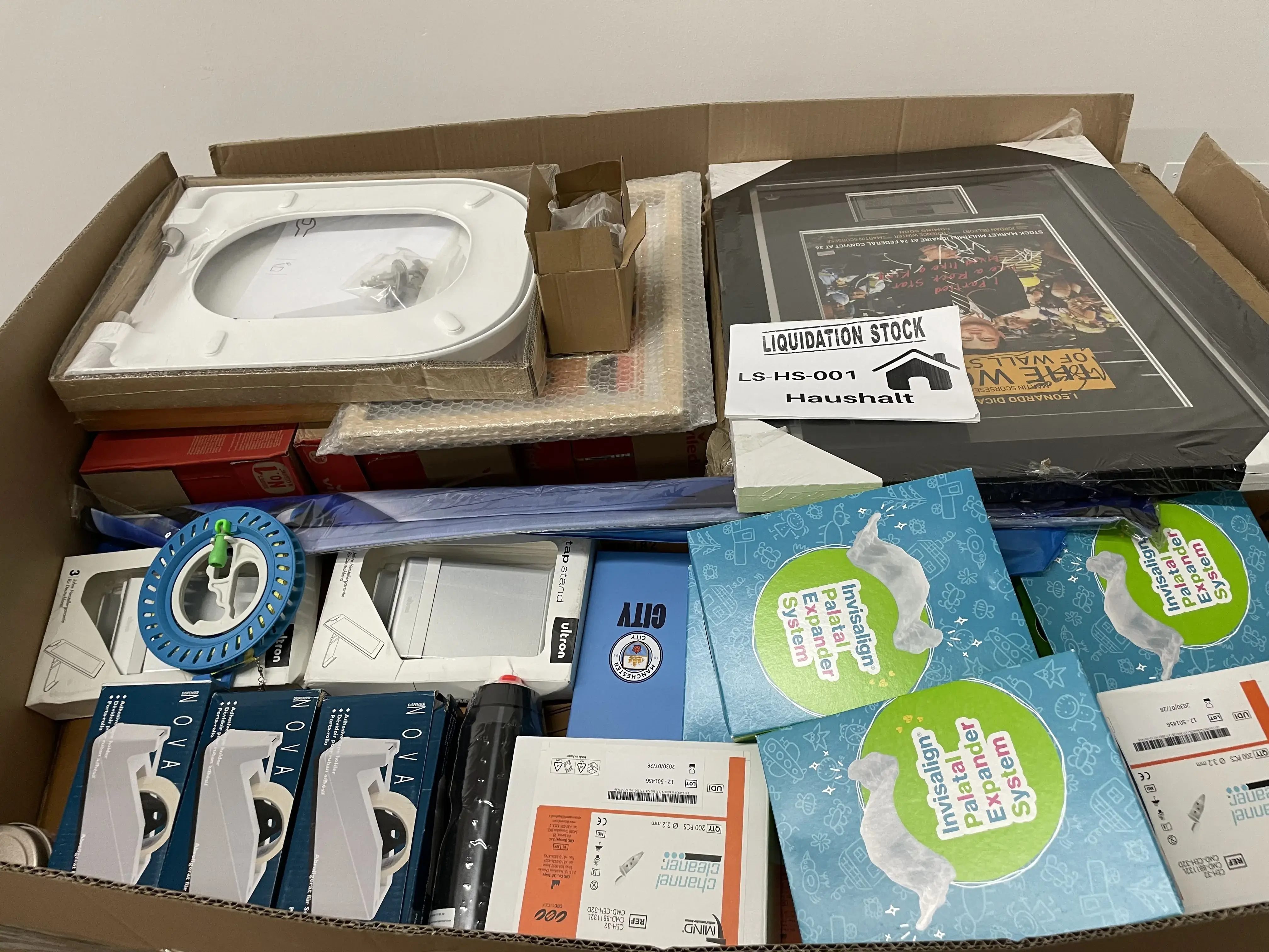 Invisalign Gaumennahterweiterungssystem, Ulton Laptopständer, Nova Wandhalterungen, Toilettensitz, gerahmtes Poster, Zeitschaltuhr und mehr